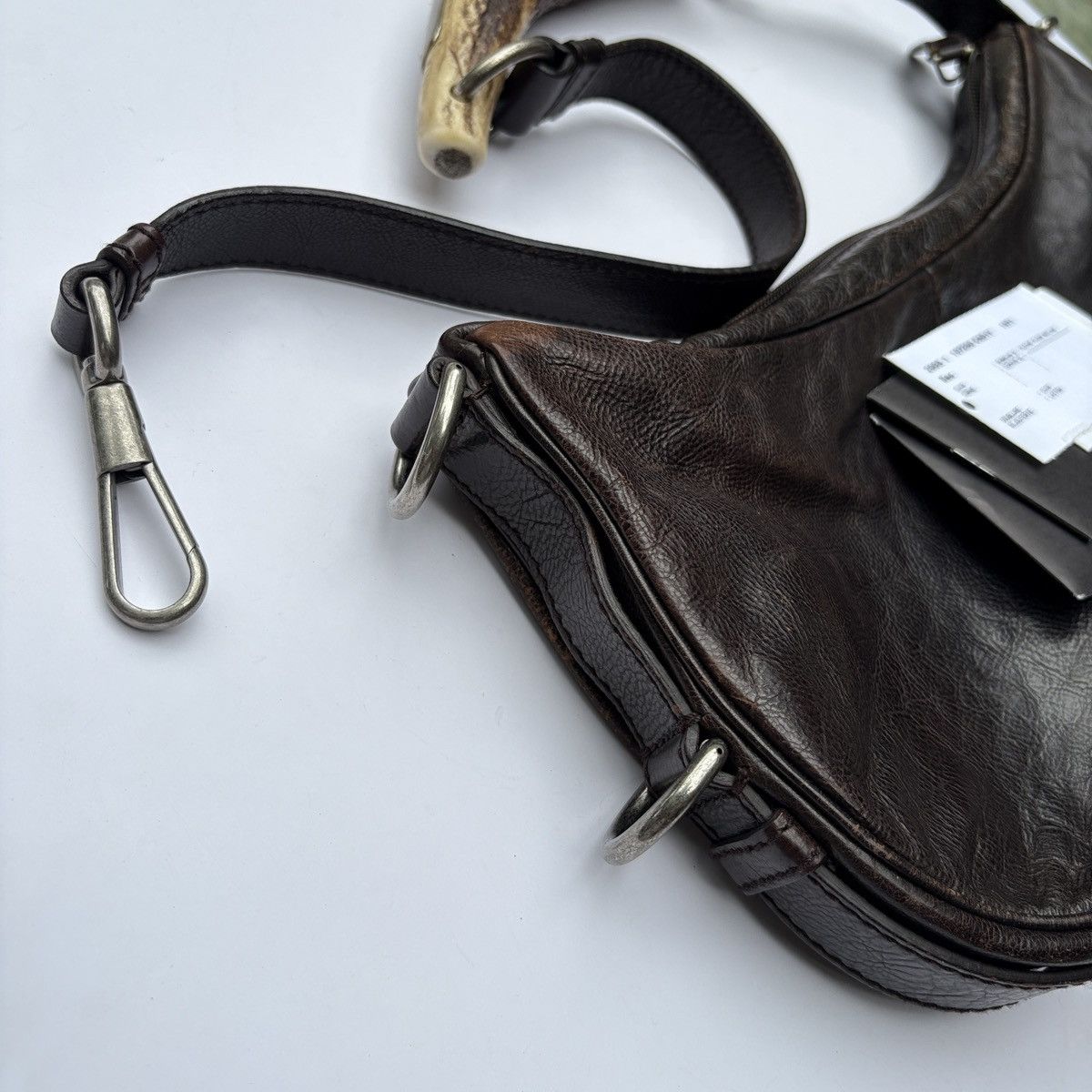 Yves Saint Laurent YVES SAINT LAURENT by Tom Ford BLACK LEATHER MOMBASA BAG Size ONE SIZE - 19 Thumbnail