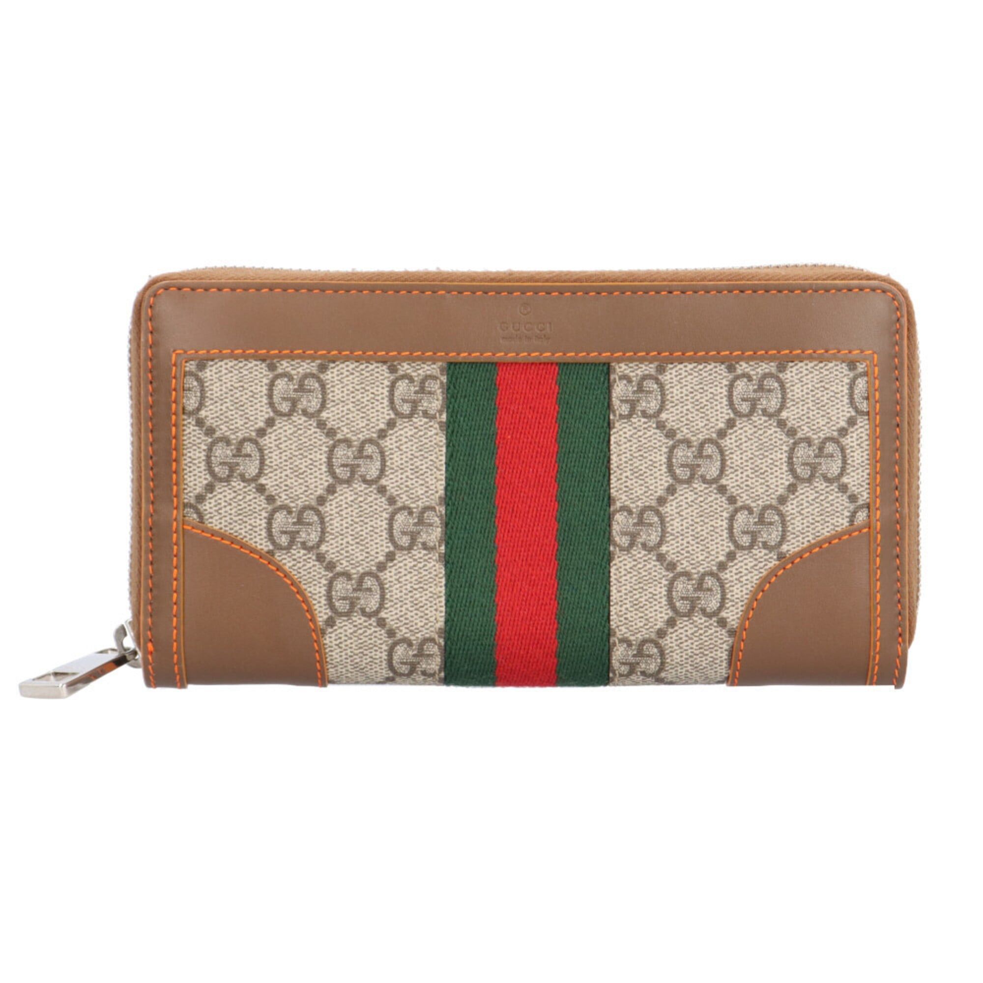 Gucci Gucci Zip-Around Wallet, Sherry Line Long GG Supreme Canvas 388386, Men's and Women's, GUCCI Size ONE SIZE - 1 Thumbnail