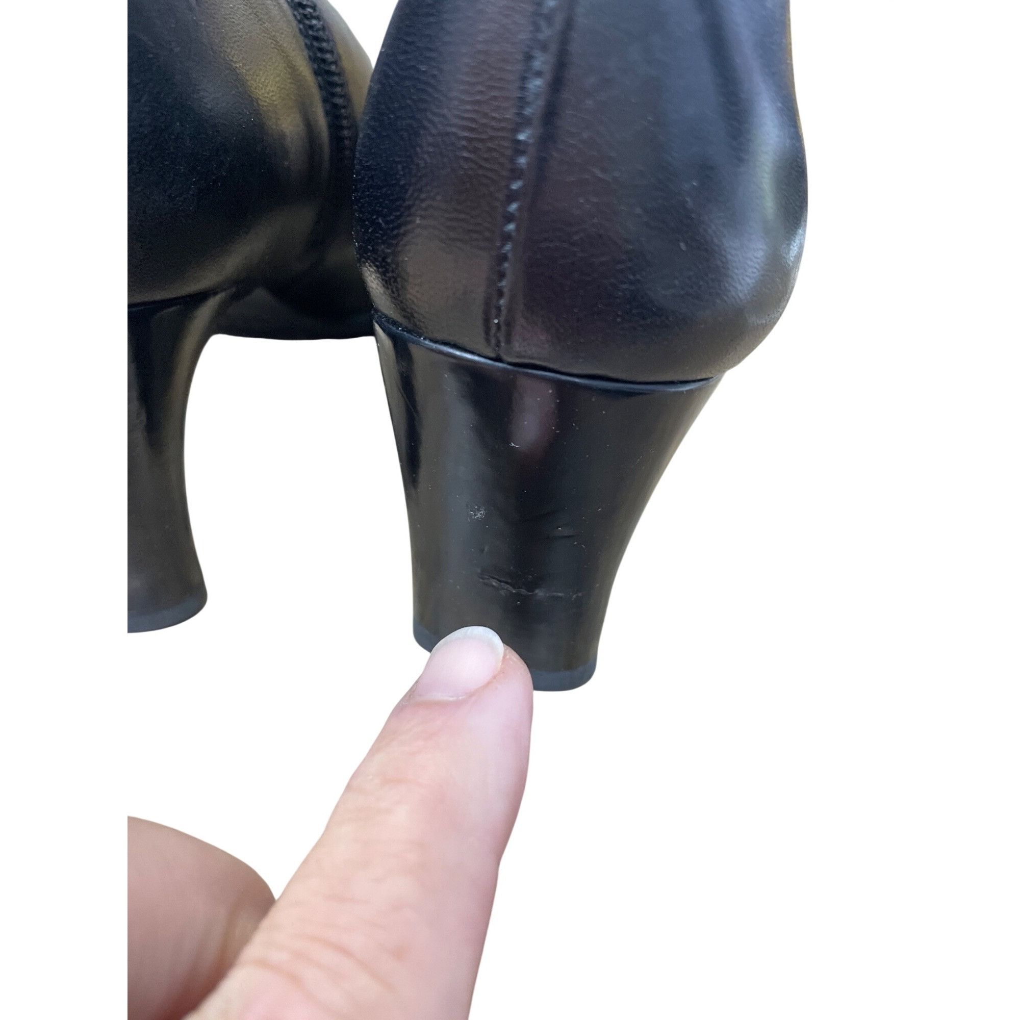 Stuart Weitzman Stuart Weitzman womans black leather zip heeled 2.5" ankle b Size US 7.5 / IT 37.5 - 17 Thumbnail