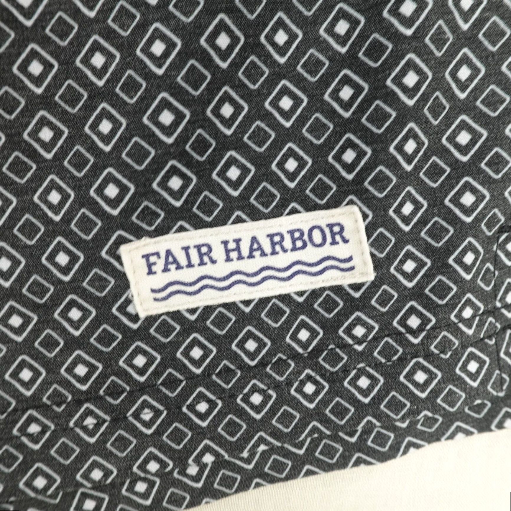 Vintage VINTAGE Fair Harbor Board Shorts Mens 36 Black Diamond Print Bathing Suit Swim Trunks Geometric Pattern Beach Outdoor Sports Mens Size US 36 / EU 52 - 2 Thumbnail
