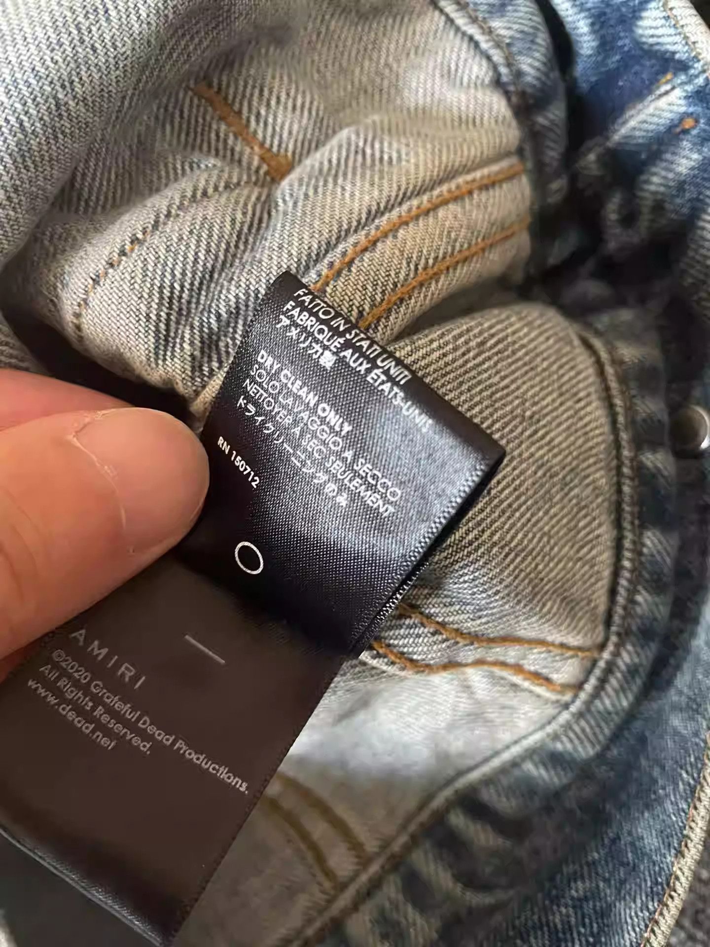 Amiri Amiri denim jacket 2 Size US M / EU 48-50 / 2 - 6 Thumbnail