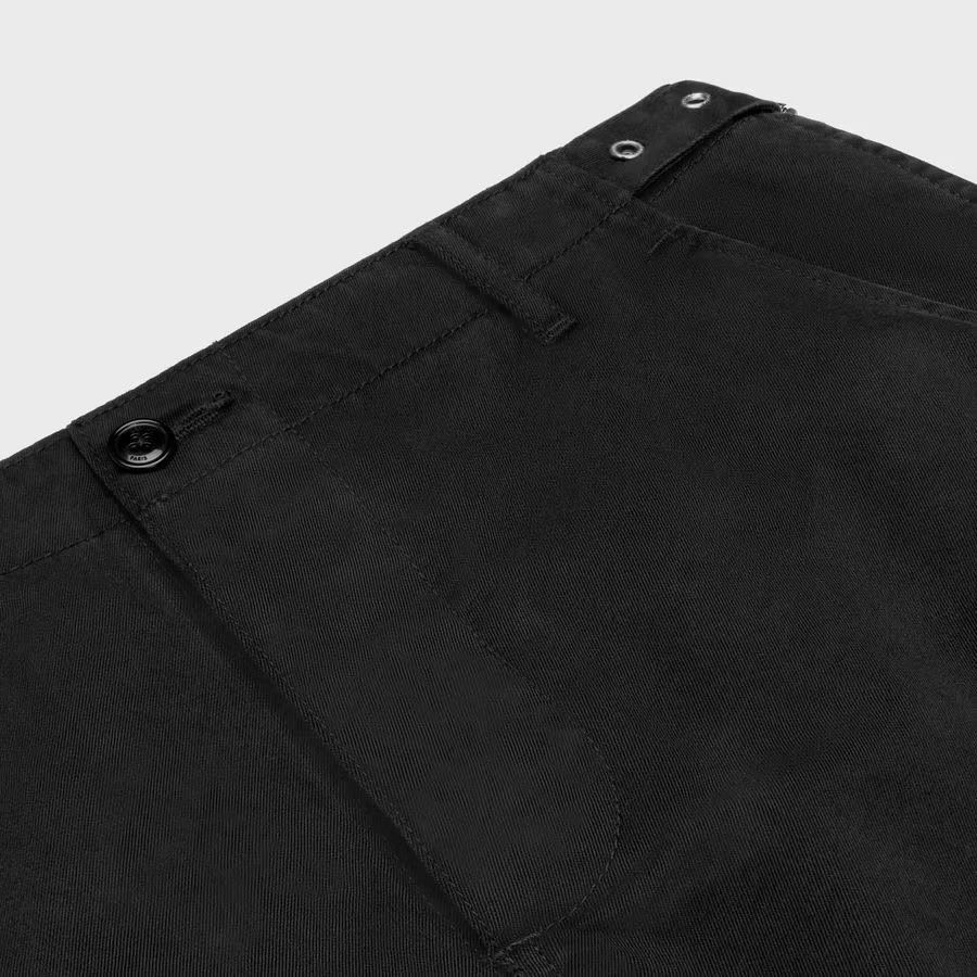 Celine o1loc1c0525 Shorts With Celine Straps in Black Size US 32 / EU 48 - 3 Thumbnail