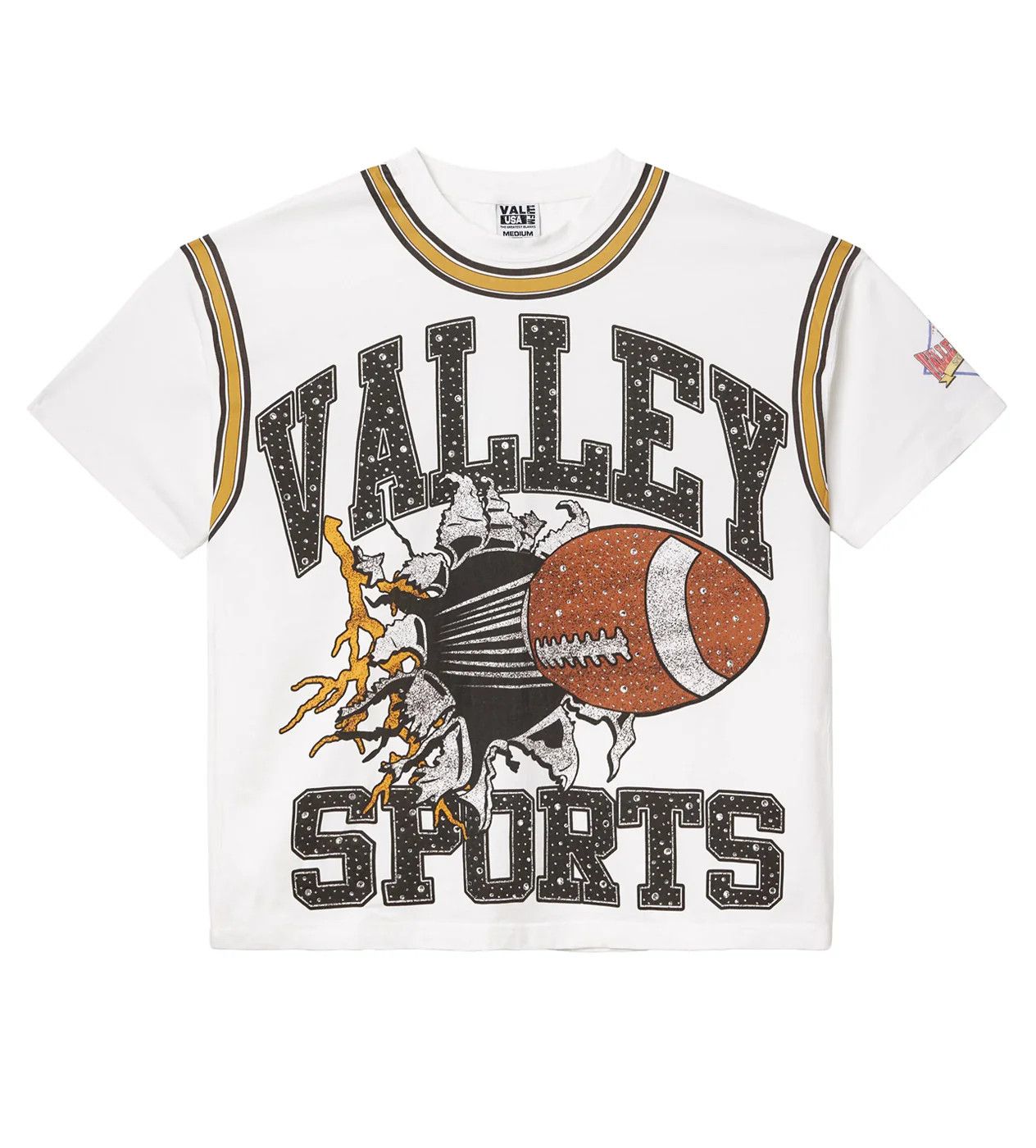 Vale Forever 'Classic Bling Tee' White Tee