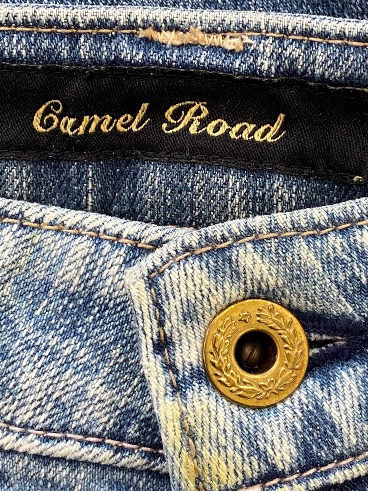 Other Camel Road Faded Wash Style Flare Bootcut Jeans Size US 33 - 10 Thumbnail