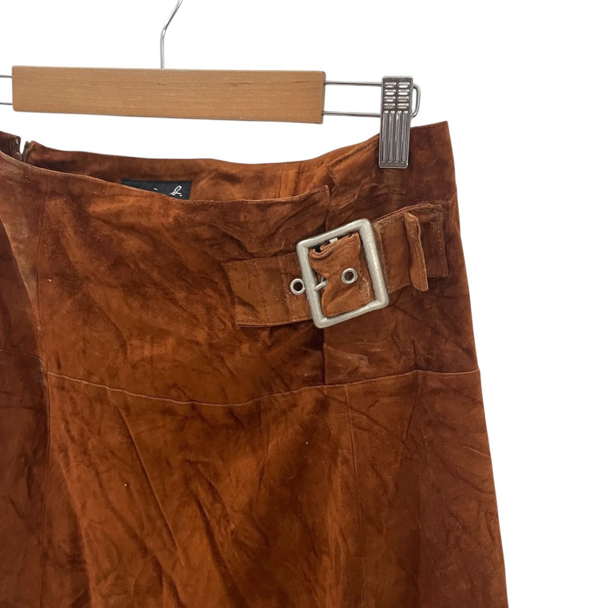 agnes b. Vintage Agnes B Leather Skirts Size 29" - 4 Thumbnail