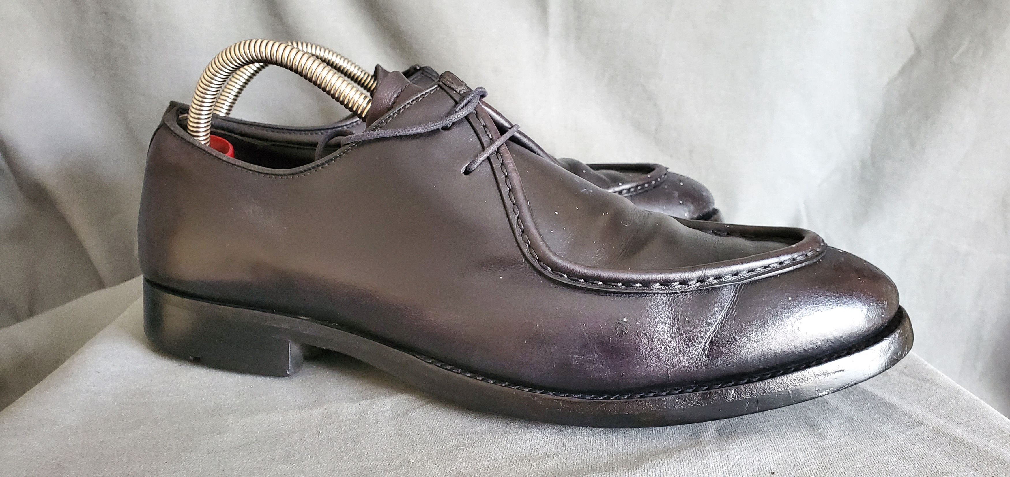 Prada Prada Lace Up Leather Shoes Size US 9 / EU 42 - 3 Thumbnail
