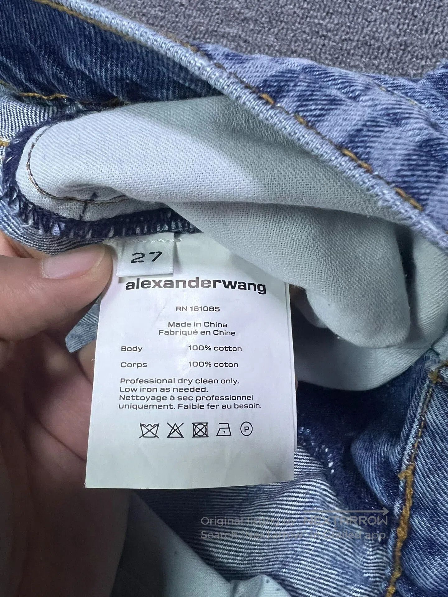 Alexander Wang Alexander Wang Women's Indigo Jeans. Size 27" / US 4 / IT 40 - 4 Thumbnail