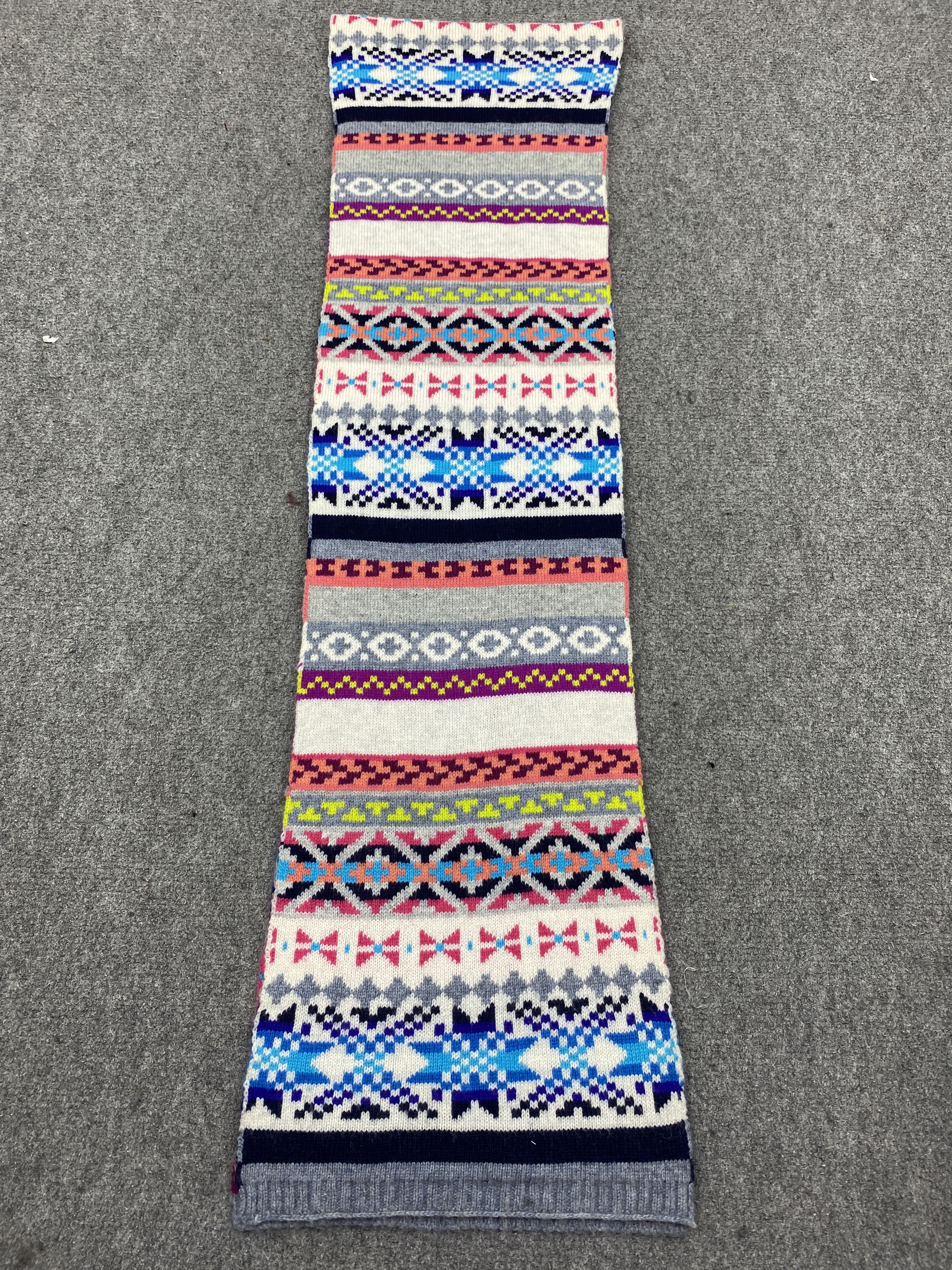 Japanese Brand Japanese Brand Multicolor Scarf / Muffler / Neckwear SC0329 Size ONE SIZE - 4 Thumbnail