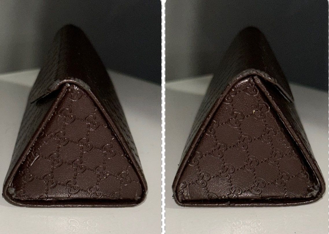 Gucci Gucci Guccissima Chocolate Brown Sunglasses Case Cardholder Size ONE SIZE - 4 Thumbnail