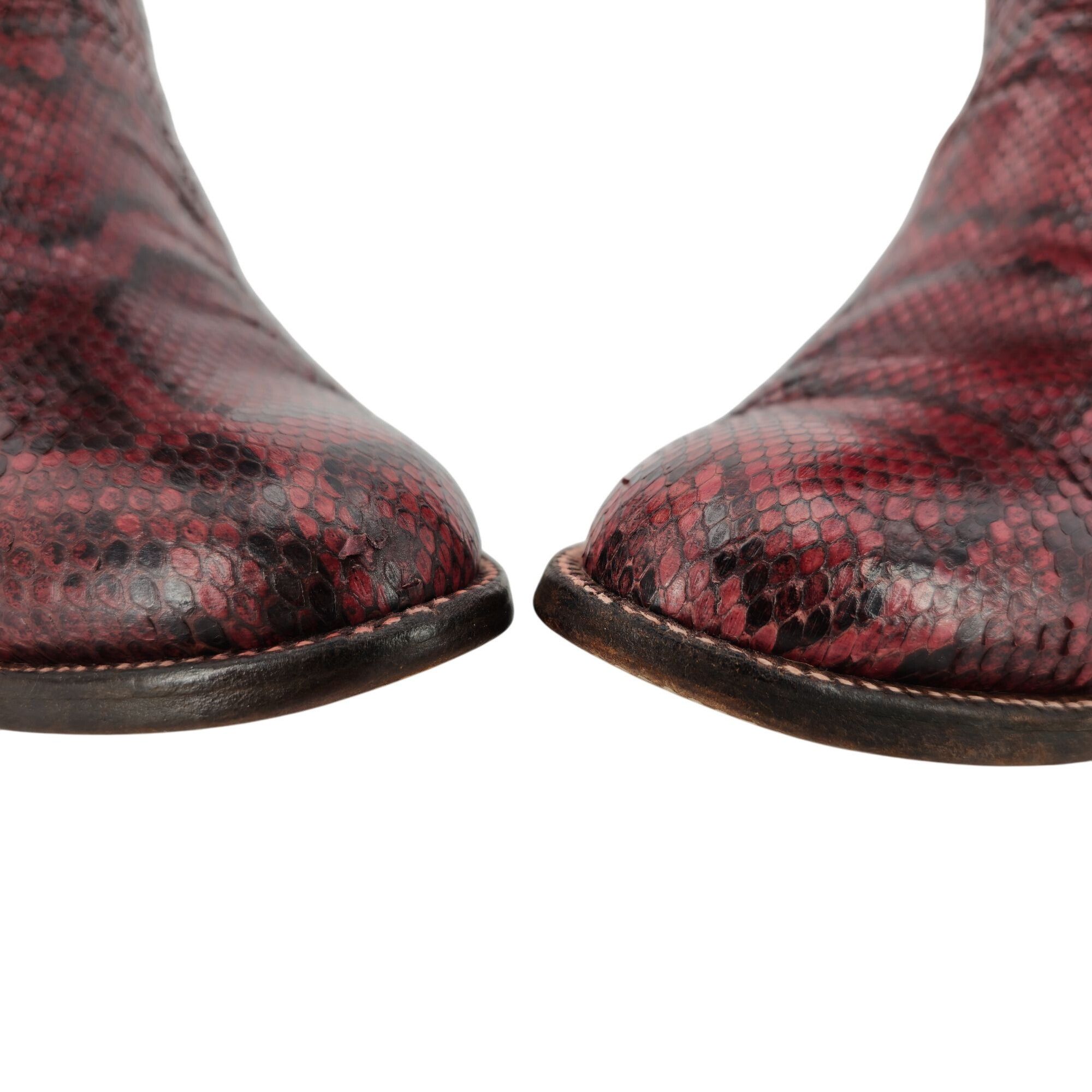 Lucchese Lucchese San Antonio Full Burmese Python Mens 11.5D Cowboy Size US 11.5 / EU 44-45 - 10 Thumbnail