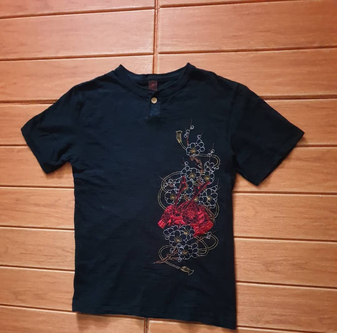 Japanese Brand 💥Samurai Japanese embroidery sukajan shirt Size US S / EU 44-46 / 1 - 5 Thumbnail