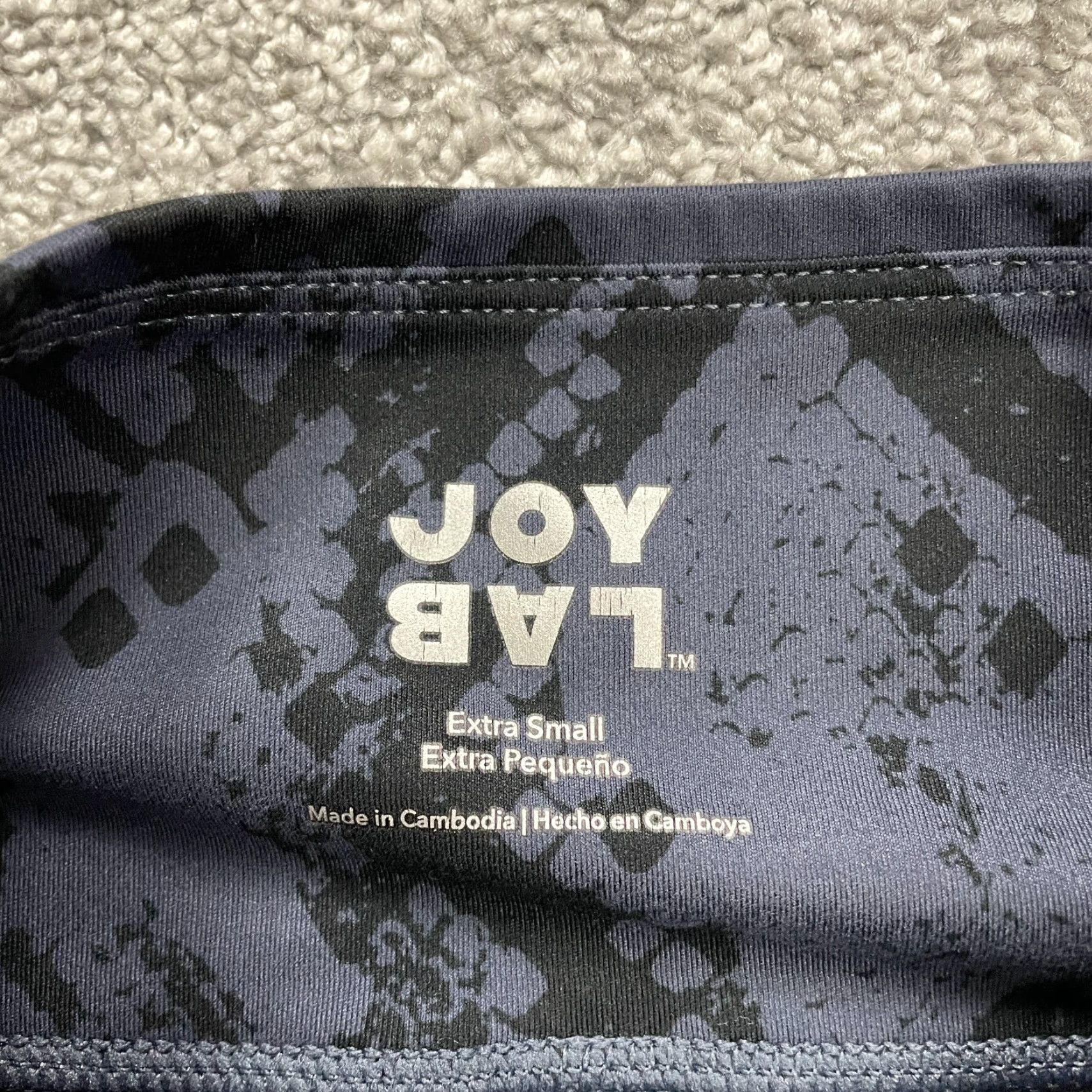 Skin JoyLab Leggings Womens XS Blue Snake Skin Pocket Compression Athletic 24x24"} Size 26" / US 2 / IT 38 - 6 Thumbnail