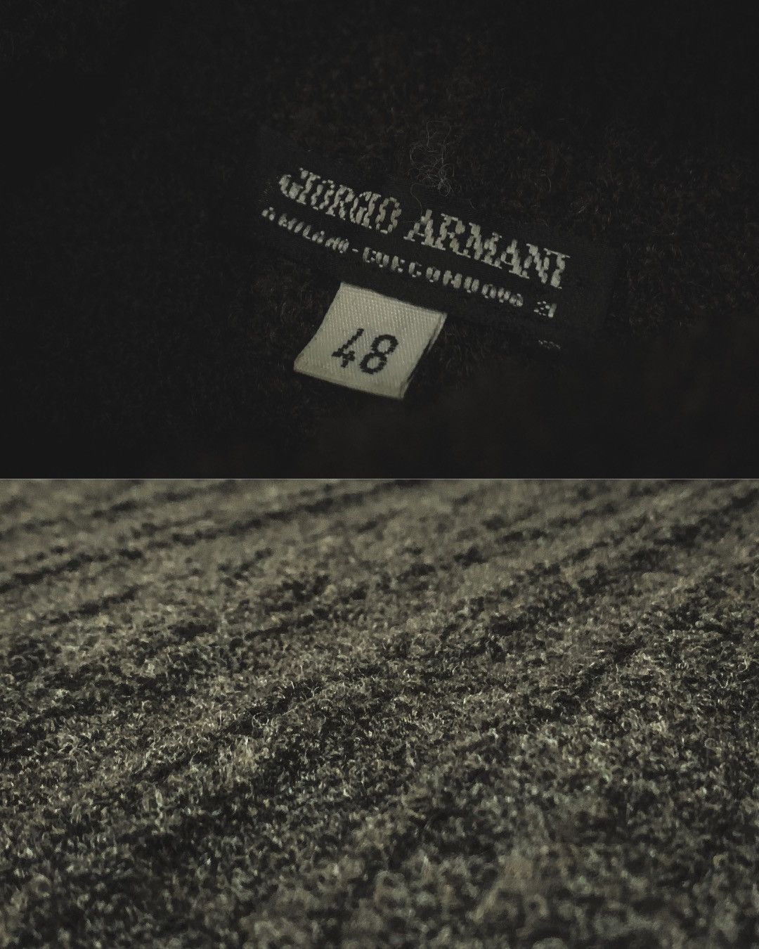 Giorgio Armani F/W 2000 Mohair Knit Elongated Turtle Neck Sweater Size US M / EU 48-50 / 2 - 5 Thumbnail