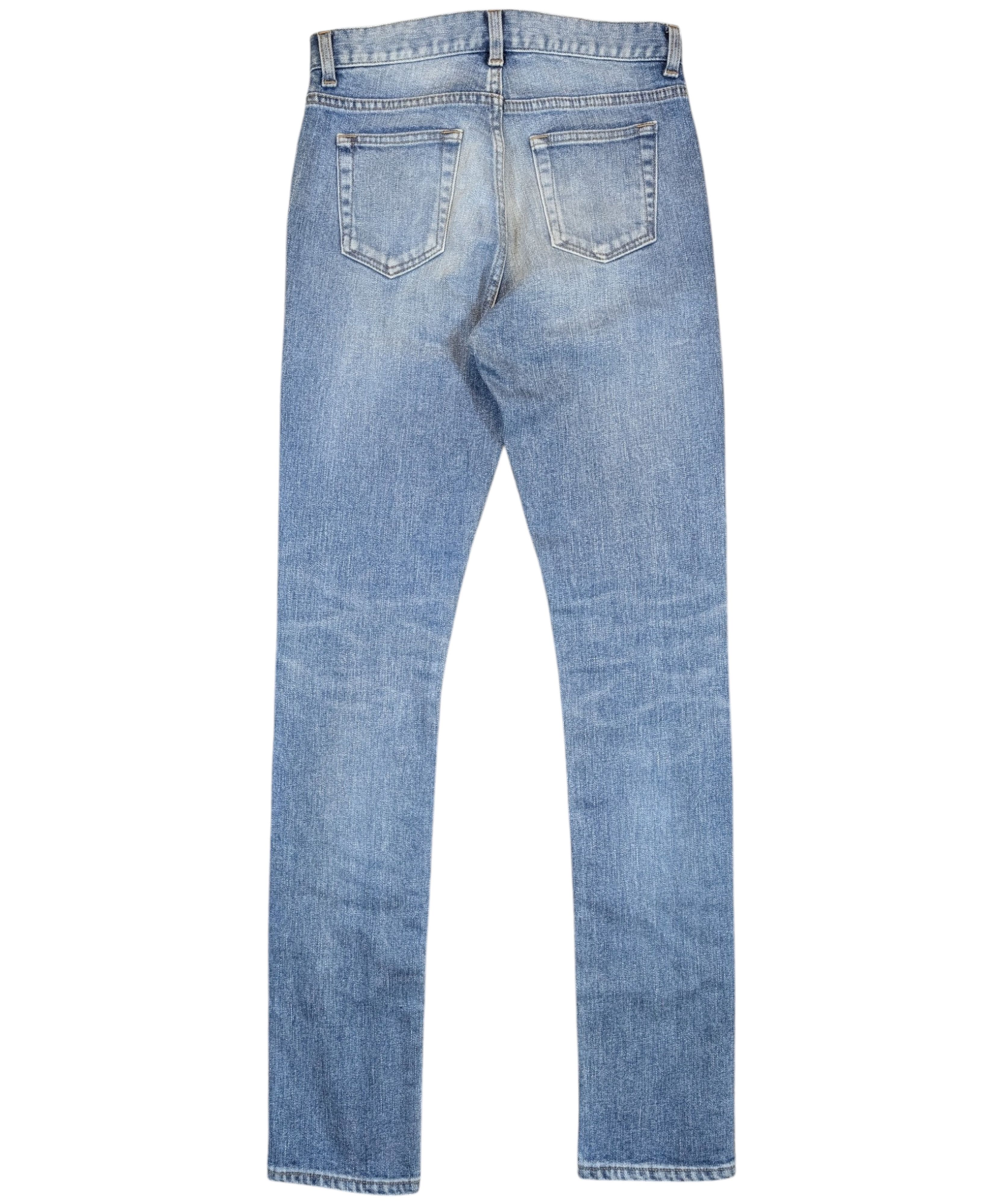 Saint Laurent Paris Saint Laurent Blue Denim Jeans Hedi Slimane D02 Size 26" / US 2 / IT 38 - 2 Thumbnail