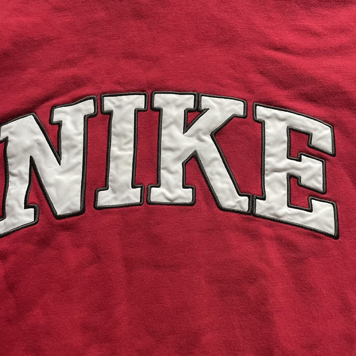 Nike × Vintage Nike hoodie big logo y2k sportswear rare casual drill Size US M / EU 48-50 / 2 - 7 Thumbnail