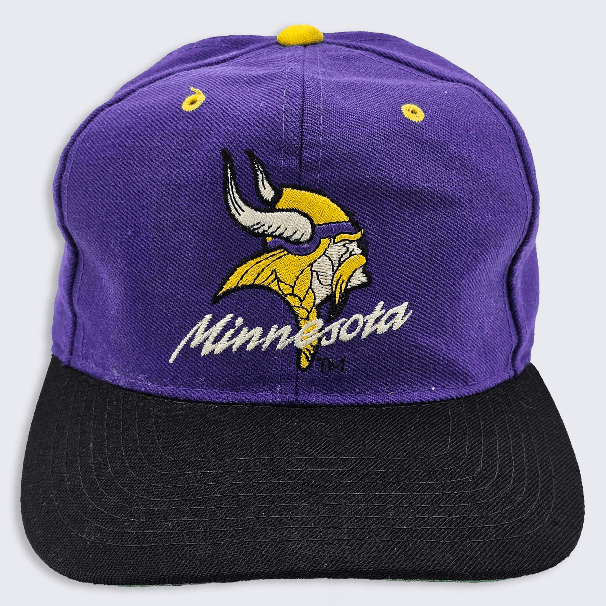 NFL Minnesota Vikings Vintage 90s New Era Pro Model Fitted Hat Size ONE SIZE - 1 Thumbnail