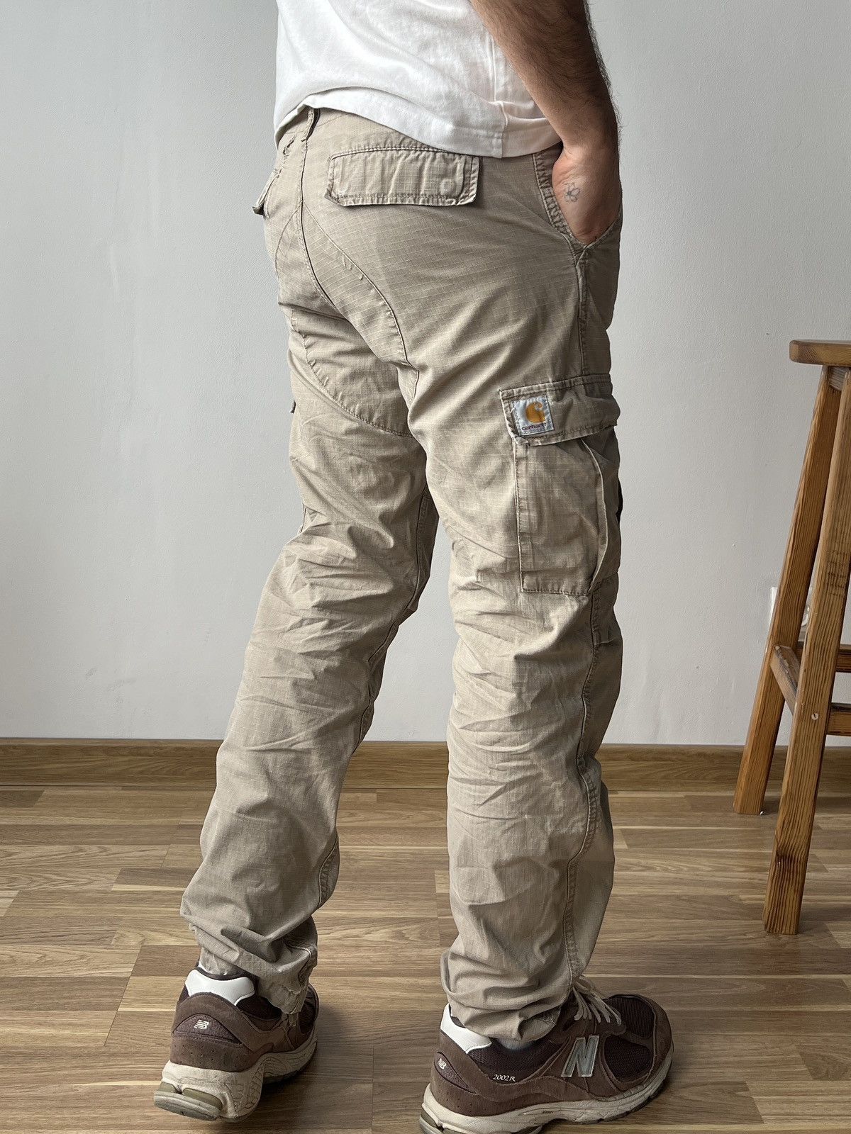 Carhartt Carhartt Aviation Beige Black Pants size 31x32 Size US 31 - 3 Thumbnail
