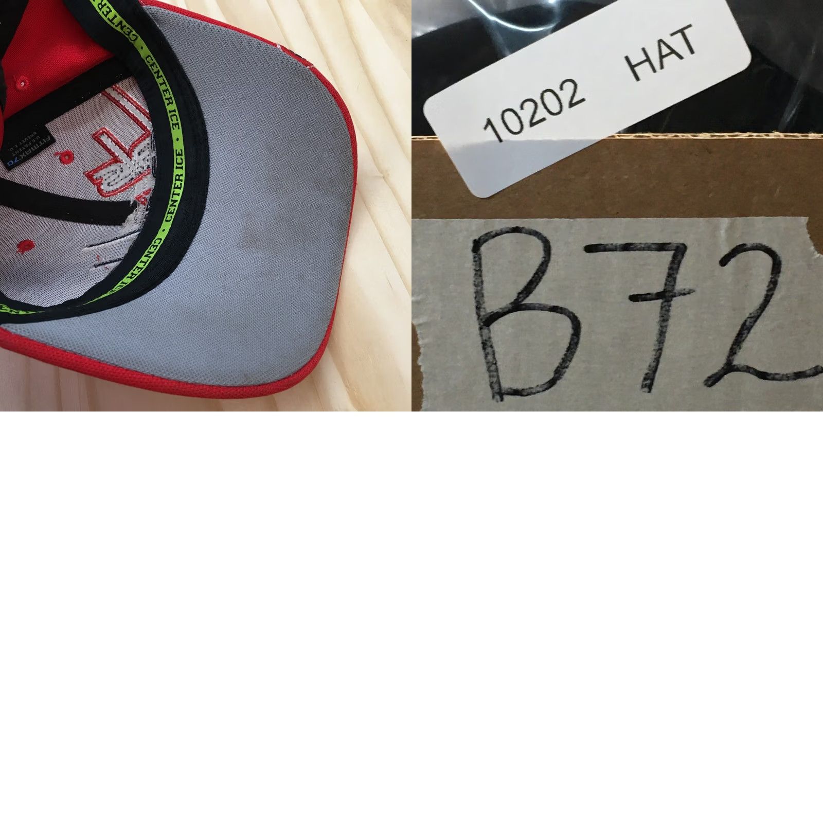 Reebok Reebok Washington Capitals NHL Baseball Cap Hat Mens Red S-M Fitted Curved Brim Size ONE SIZE - 10 Thumbnail