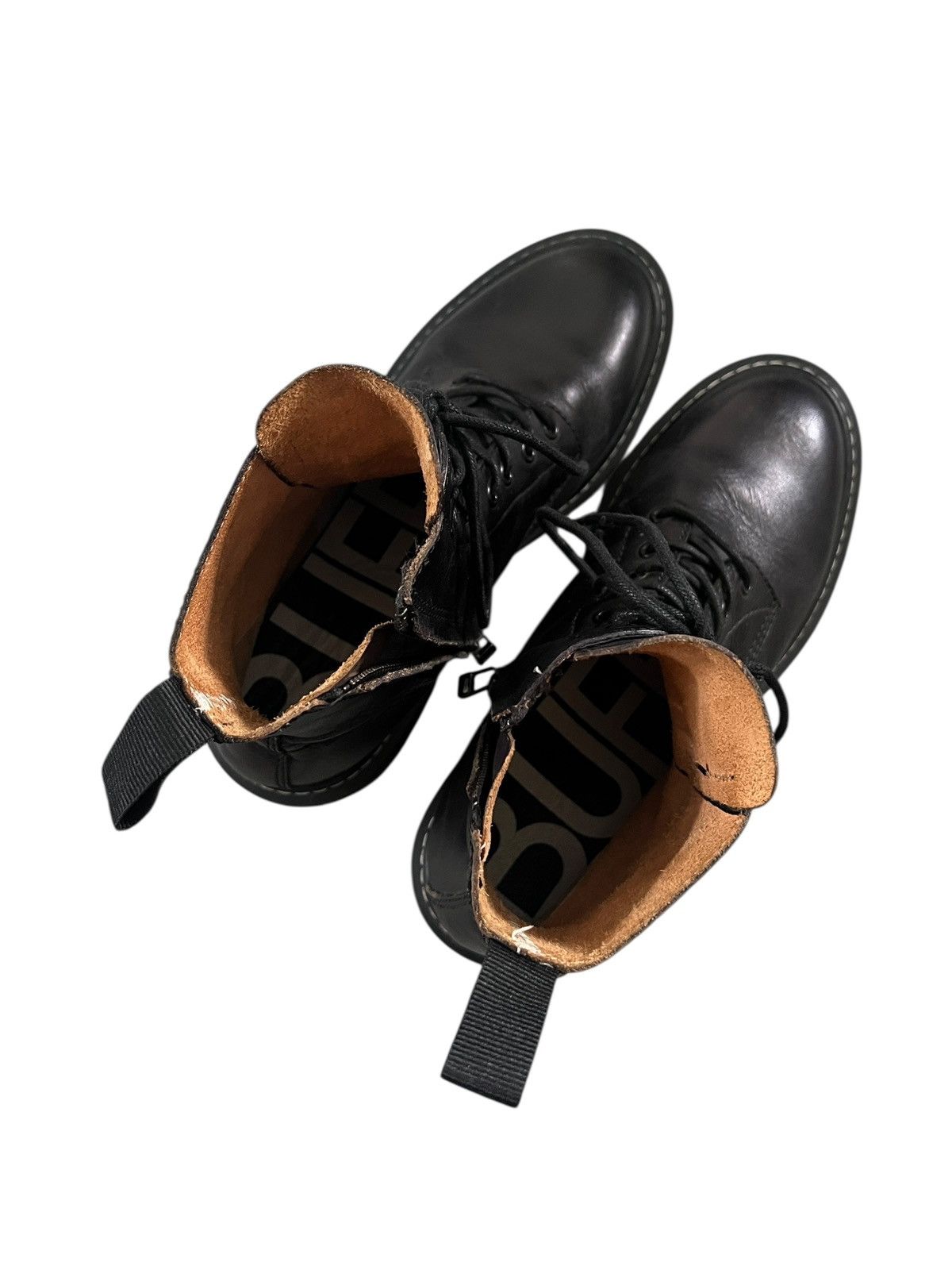 BUFFALO BOBS Buffalo Bobs Leather Combat Boots Size US 10 / EU 43 - 11 Thumbnail