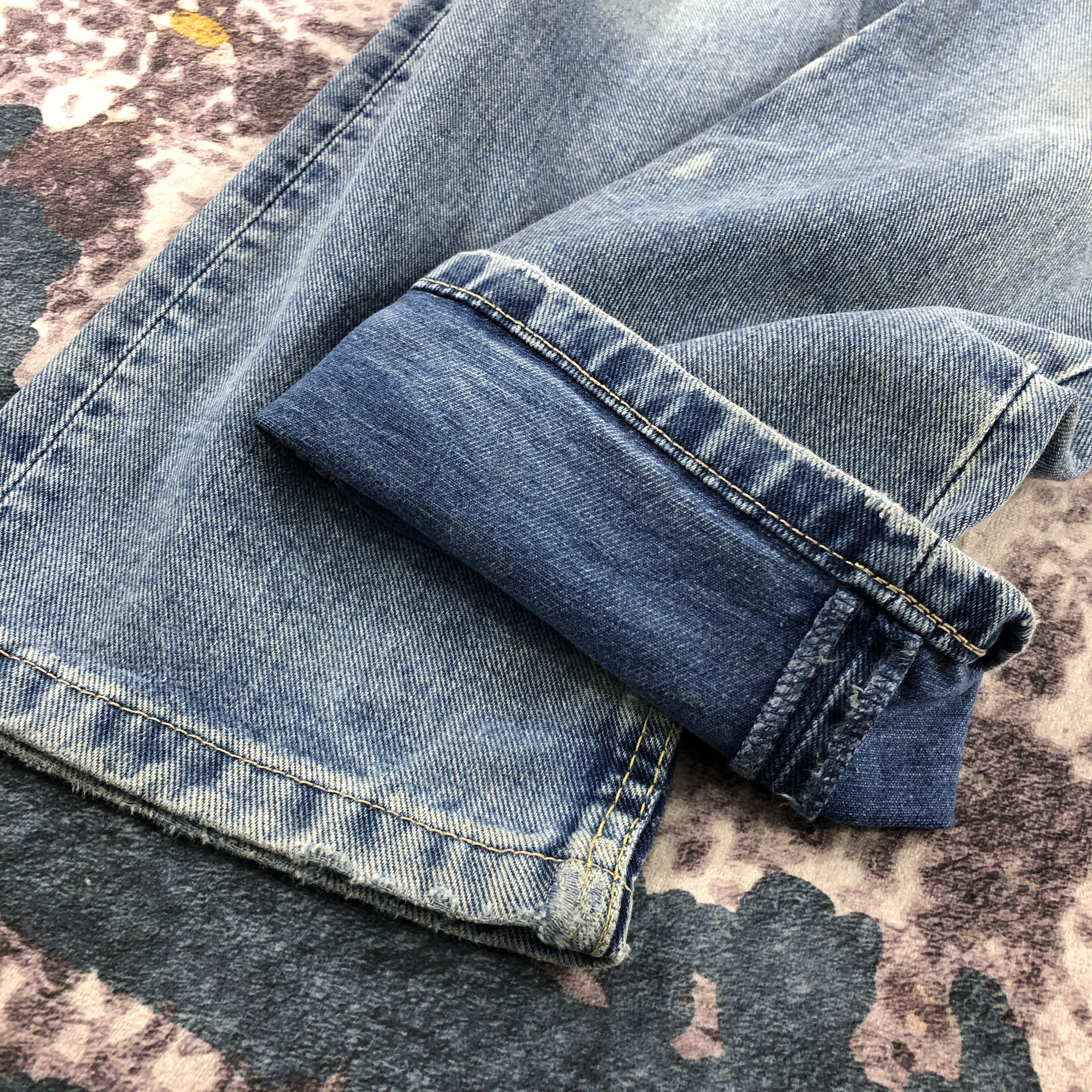 Levi's × Vintage 90s Vintage Light Wash Levis 901 Jeans-JM2359 Size US 34 / EU 50 - 8 Thumbnail