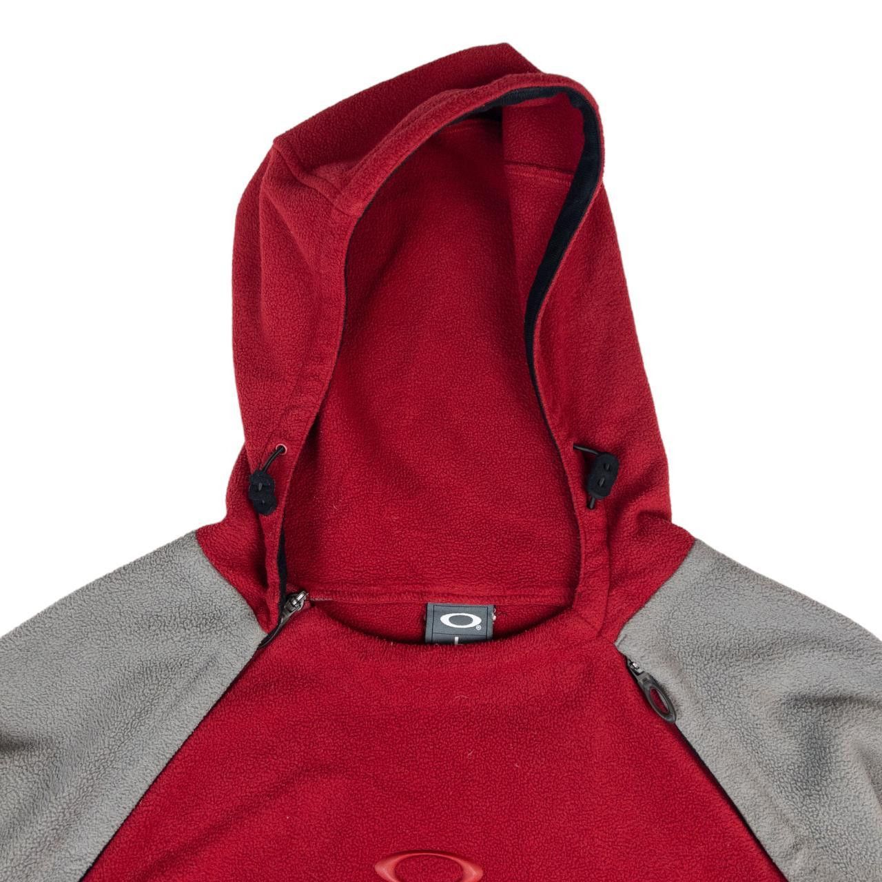 Oakley Vintage Oakley Fleece Hoodie Size L Size US L / EU 52-54 / 3 - 3 Thumbnail