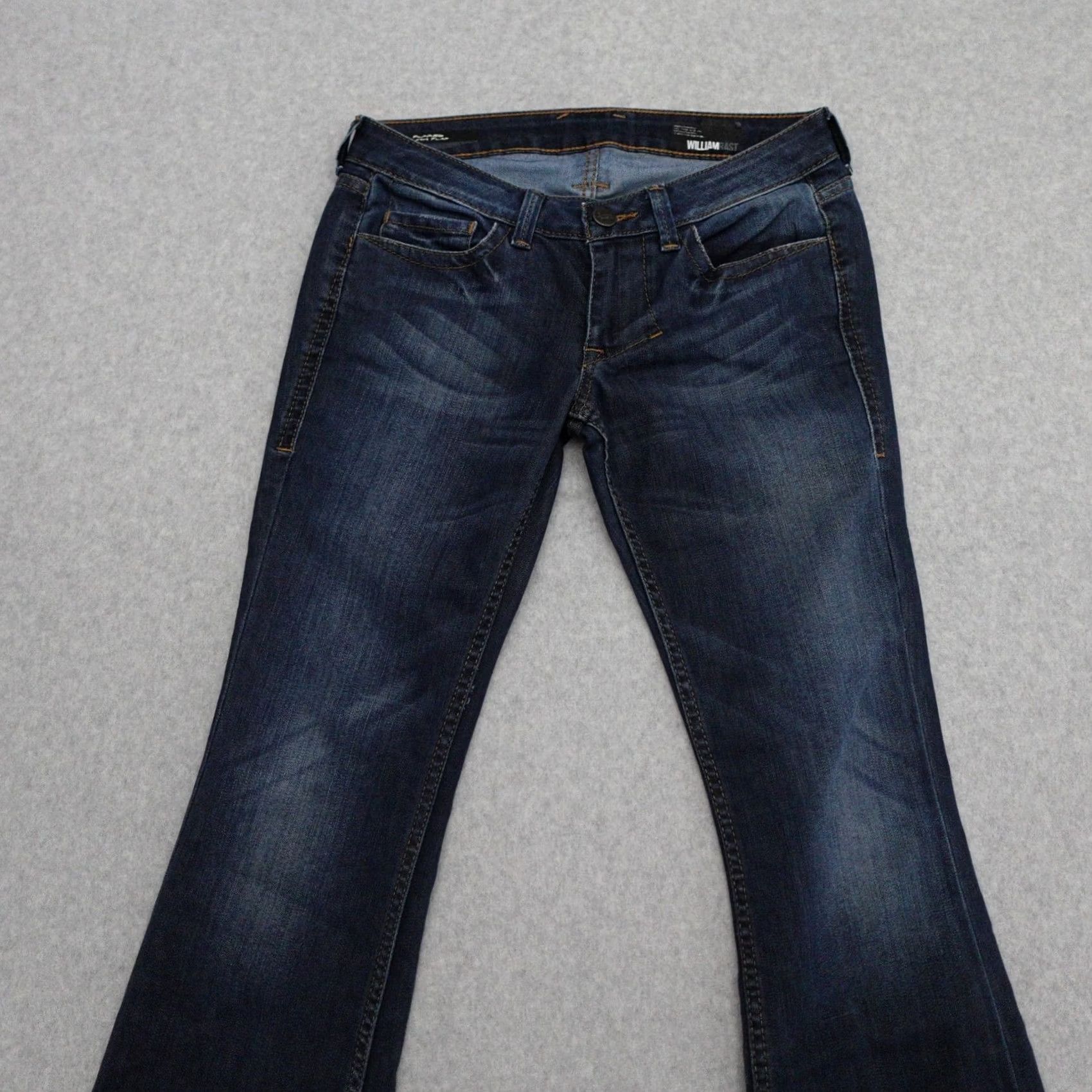 Denime William Rast Jeans Womens 26 Blue Belle Bootcut Denim Casual 26X31 Ladies Regular Denim Blue Bootcut Womens Jeans 26 Size 26" / US 2 / IT 38 - 7 Thumbnail