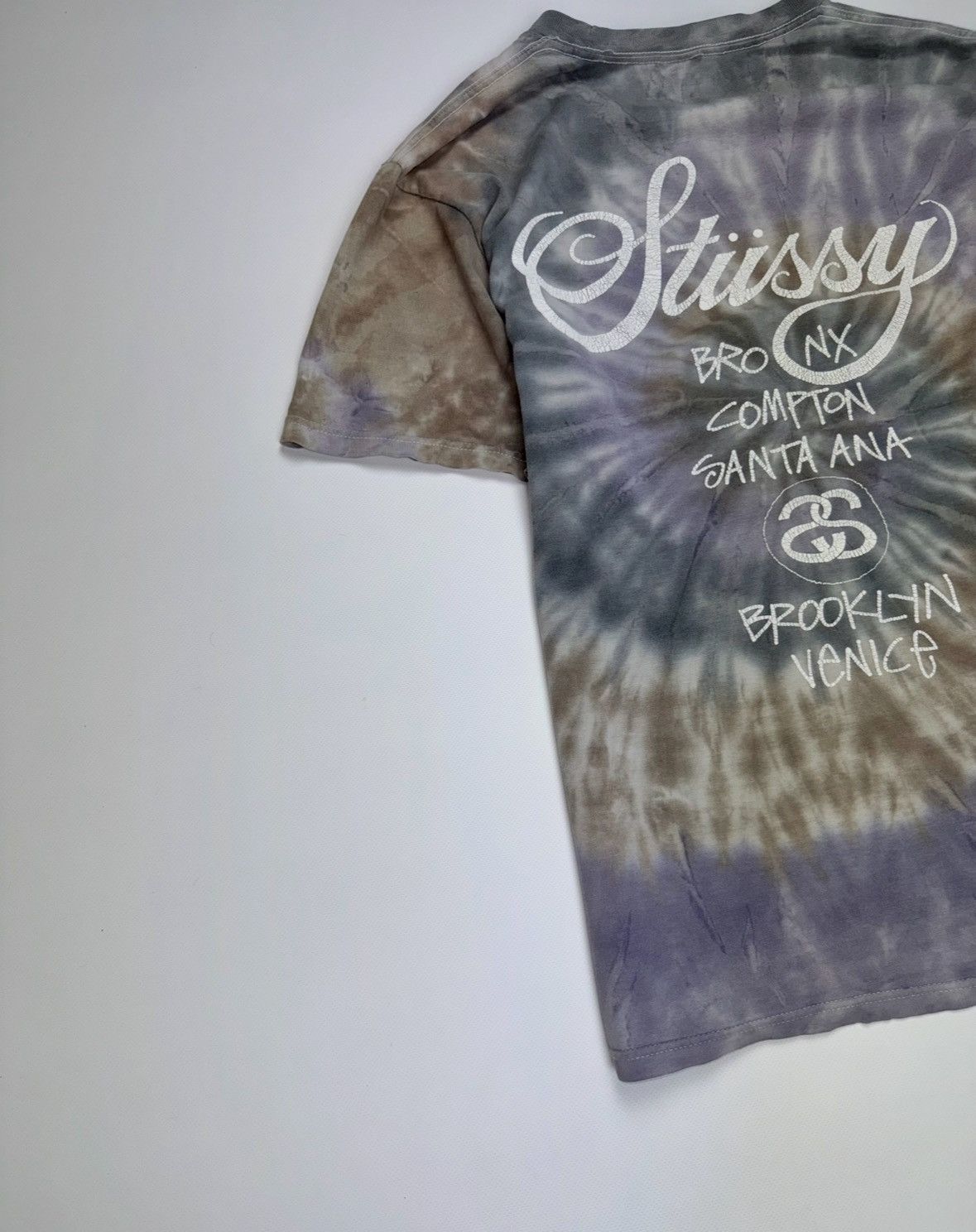 Stussy Streetwear Tie Die Stussy Vintage Big Logo size M Size US M / EU 48-50 / 2 - 9 Thumbnail