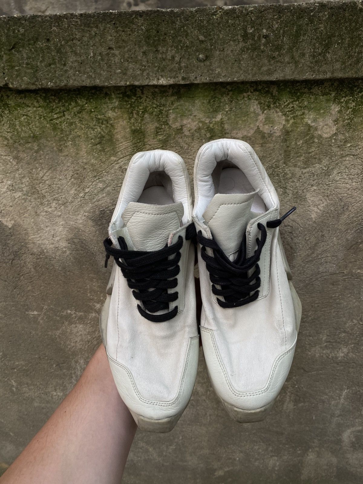 Rick Owens Rick Owens x Adidas Level Runner Sneakers Size US 6.5 / IT 36.5 - 2 Thumbnail