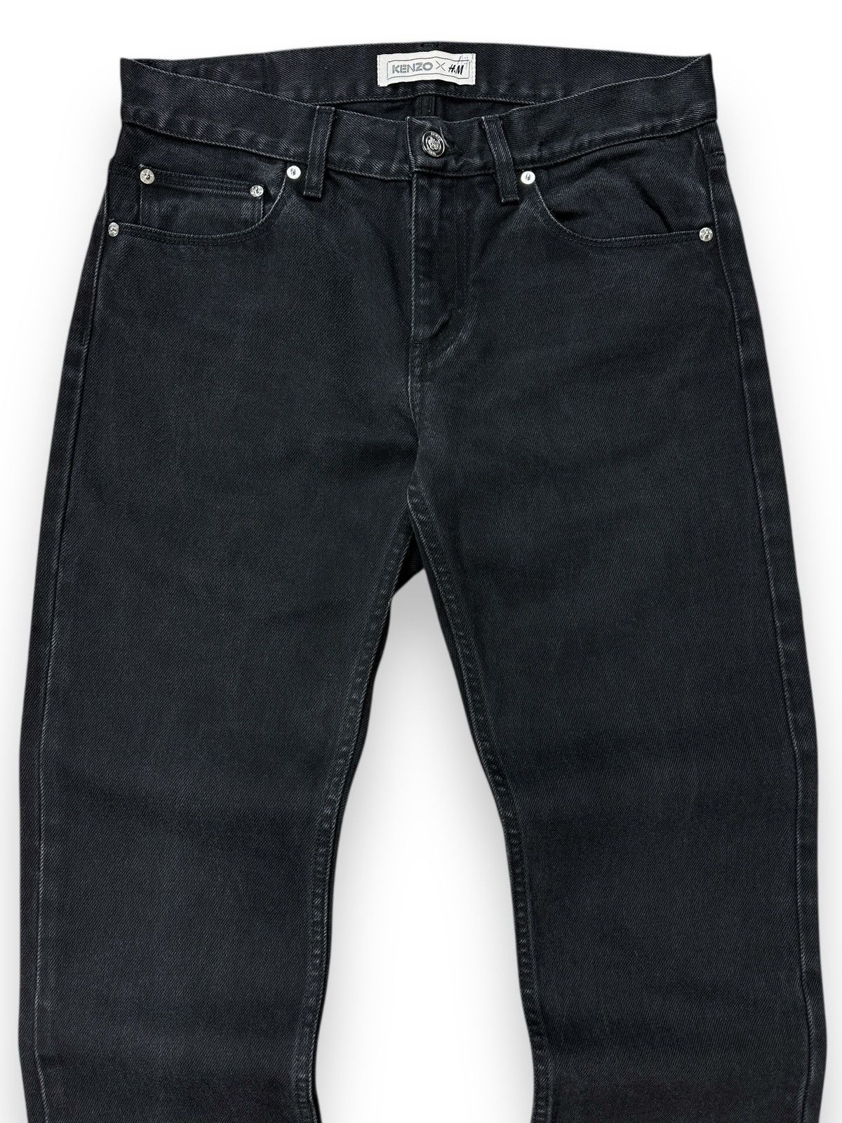 H&M × Kenzo Kenzo x H&M Jungle Black Skinny Jeans Size W29 Size US 29 - 3 Thumbnail