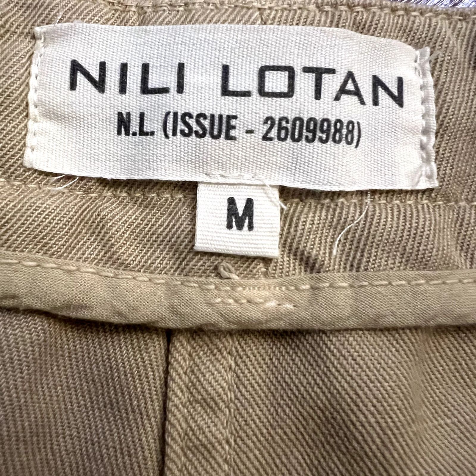 Nili Lotan nili lotan Elastic waistband drawstring linen pants M Size 29" - 4 Thumbnail