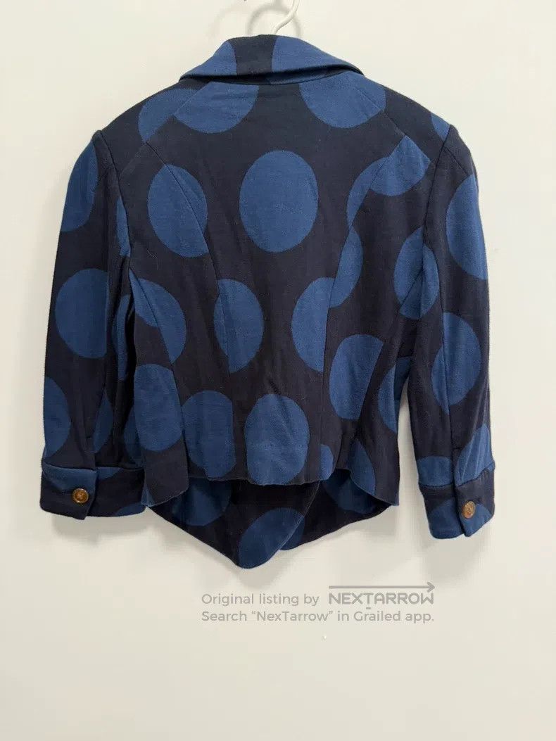 Vivienne Westwood Vivienne Westwood Blue polka dot top with big collar Size M / US 6-8 / IT 42-44 - 3 Thumbnail