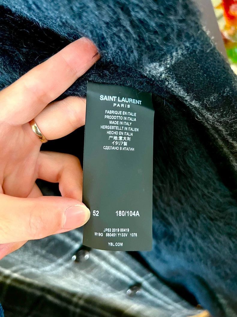Saint Laurent Paris Saint Laurent Paris Camel wool plaid coat-2506 Size US M / EU 48-50 / 2 - 5 Thumbnail