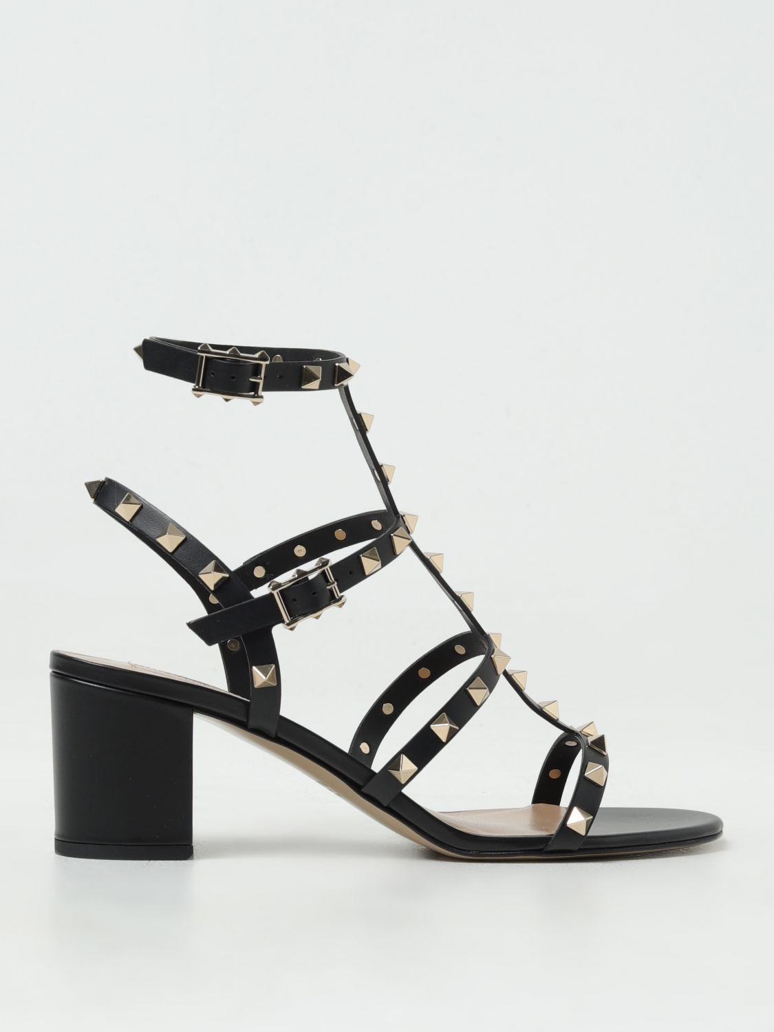 image of Valentino Garavani Heel Shoesed Sandals Woman Black, Women's (Size 7)