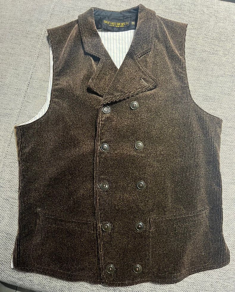 Freewheelers Double Breasted Corduroy Vest Size US M / EU 48-50 / 2 - 1 Thumbnail