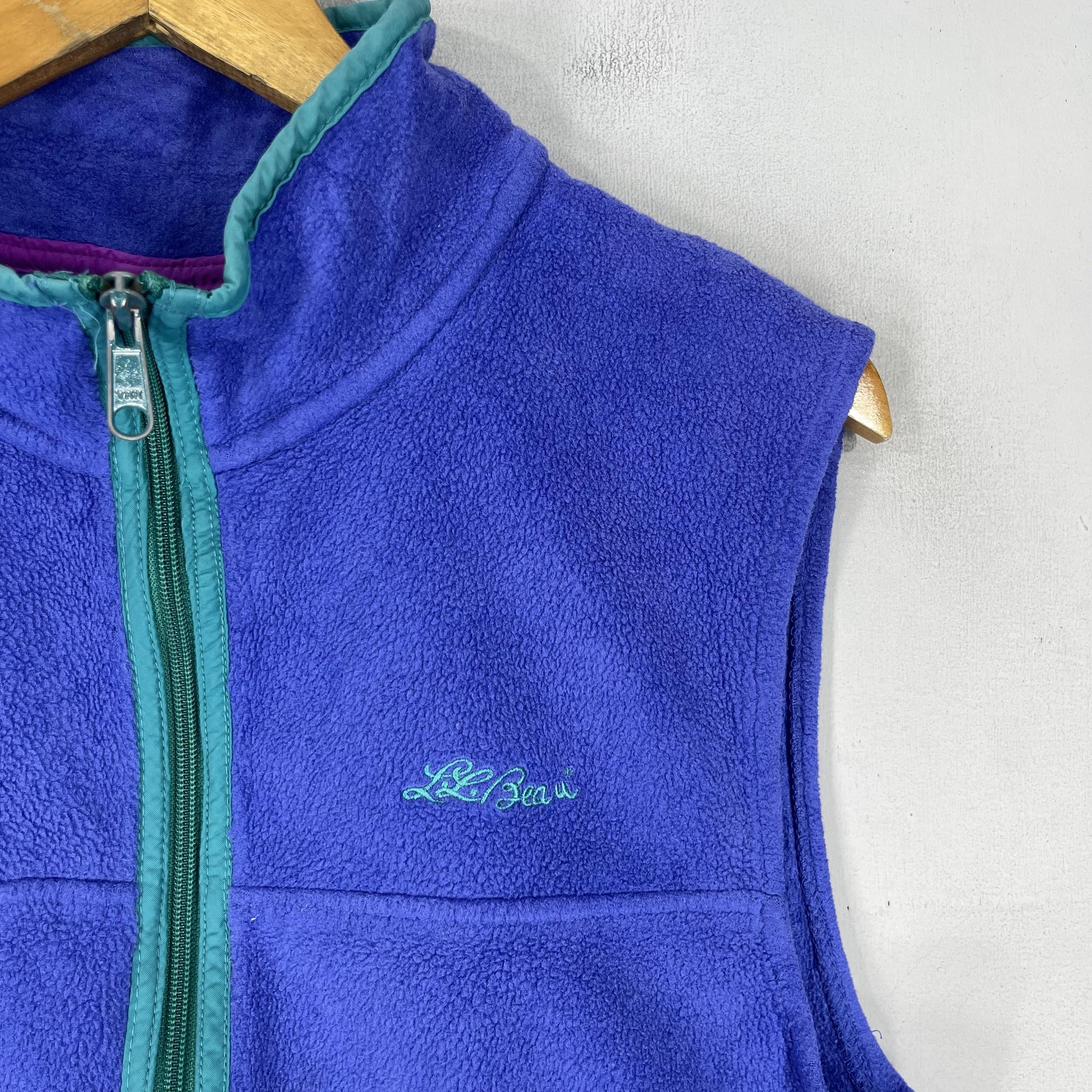 L.L. Bean Vintage LL BEAN Outdoor Sleeveless Fleece Vest Jacket Size S / US 4 / IT 40 - 2 Thumbnail