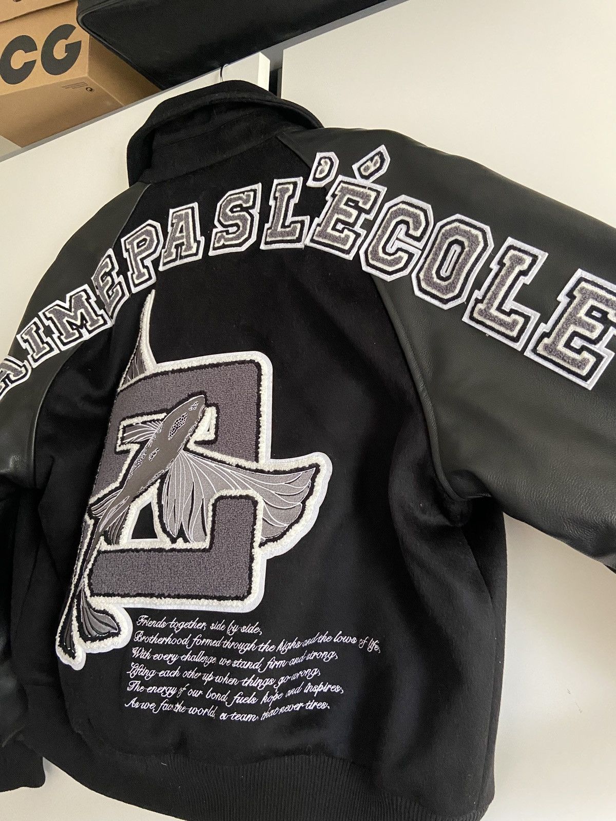 Pieces Uniques Pièces Uniques Dylan Varsity Jacket Size US L / EU 52-54 / 3 - 5 Thumbnail