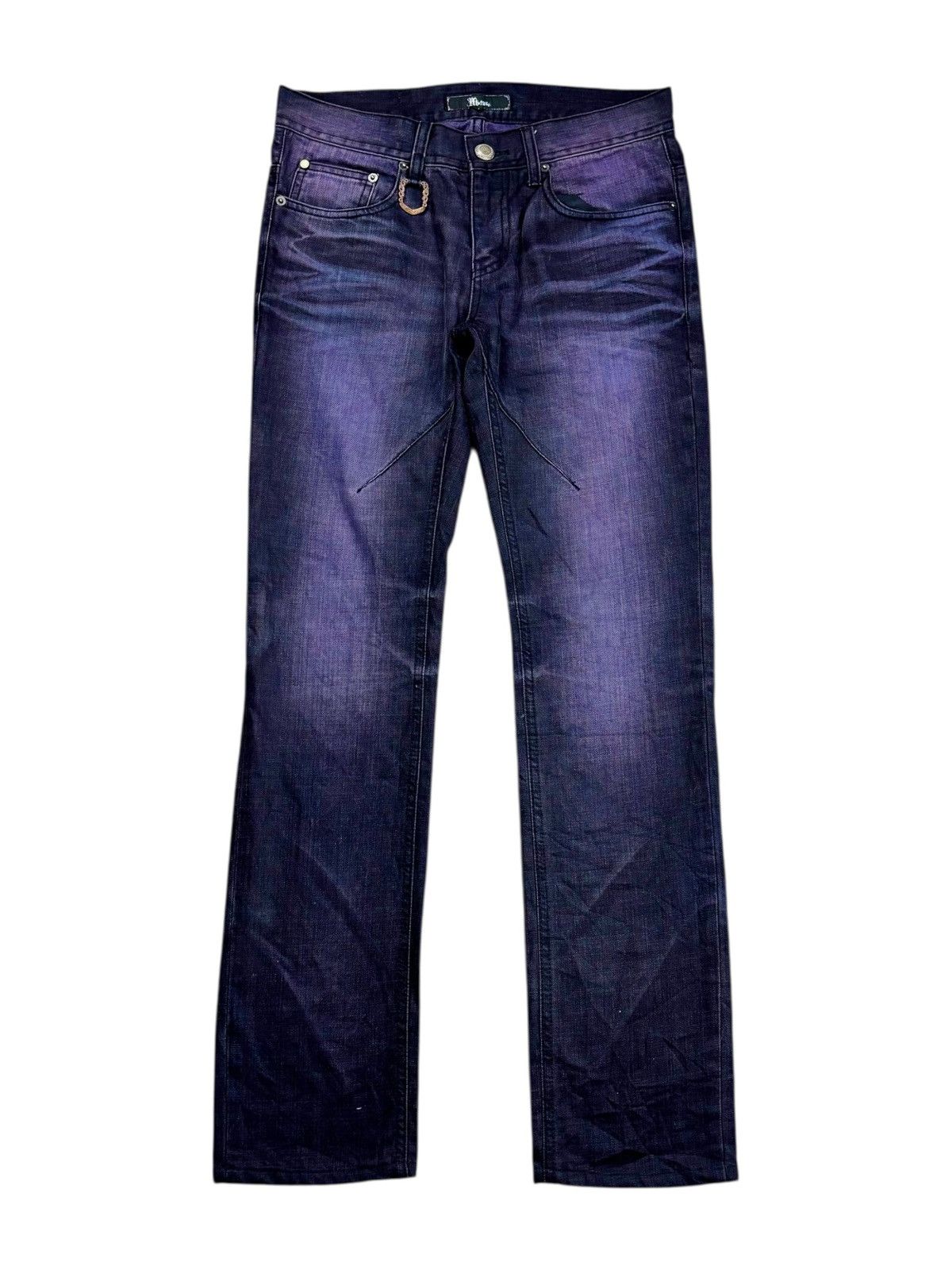 KMRii Archive Midas - Dark Purple Denim Pants Size US 29 - 1 Thumbnail