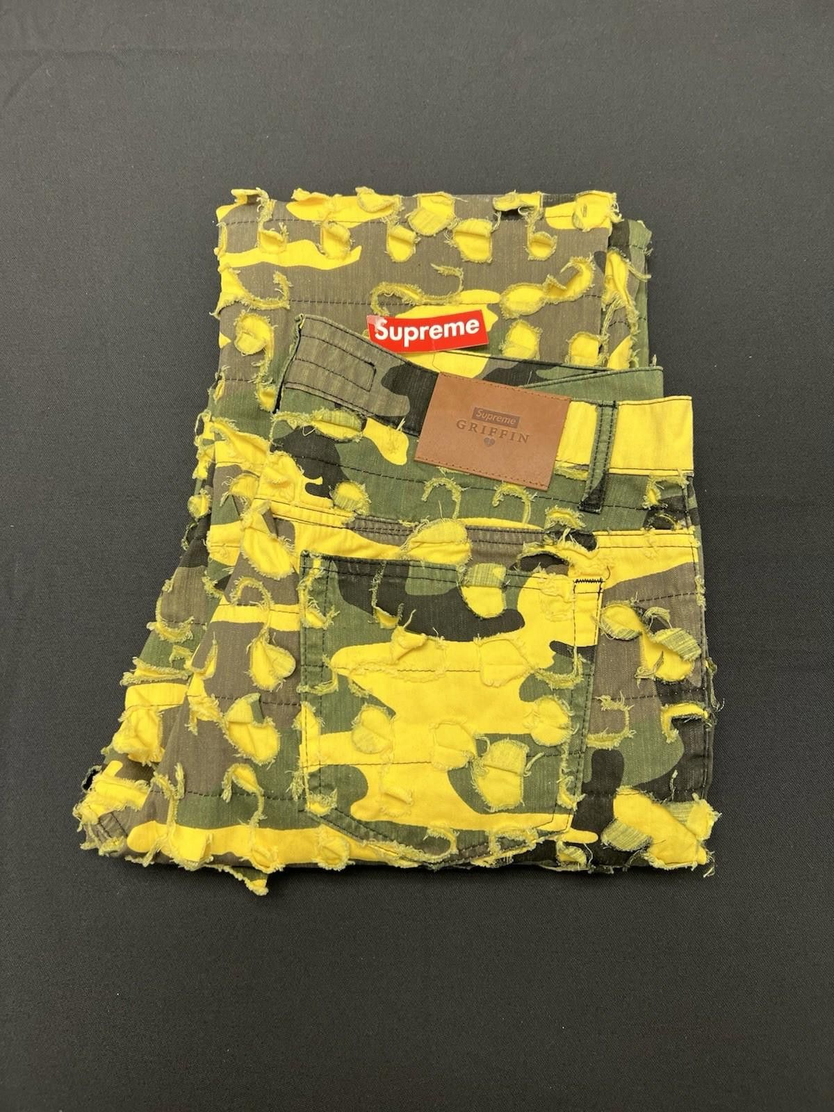 Supreme FW22 SUPREME GRIFFIN 5-POCKET JEAN OLIVE PANTS PANT SIZE 32 Size US 32 / EU 48 - 2 Thumbnail