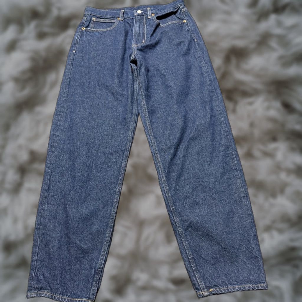 Gap VINTAGE Gap Barrel Women's Jeans Size 8 Tall Blue Denim 8/29 High Rise Mom 90s Womens Jeans Size 30" / US 8 / IT 44 - 1 Thumbnail
