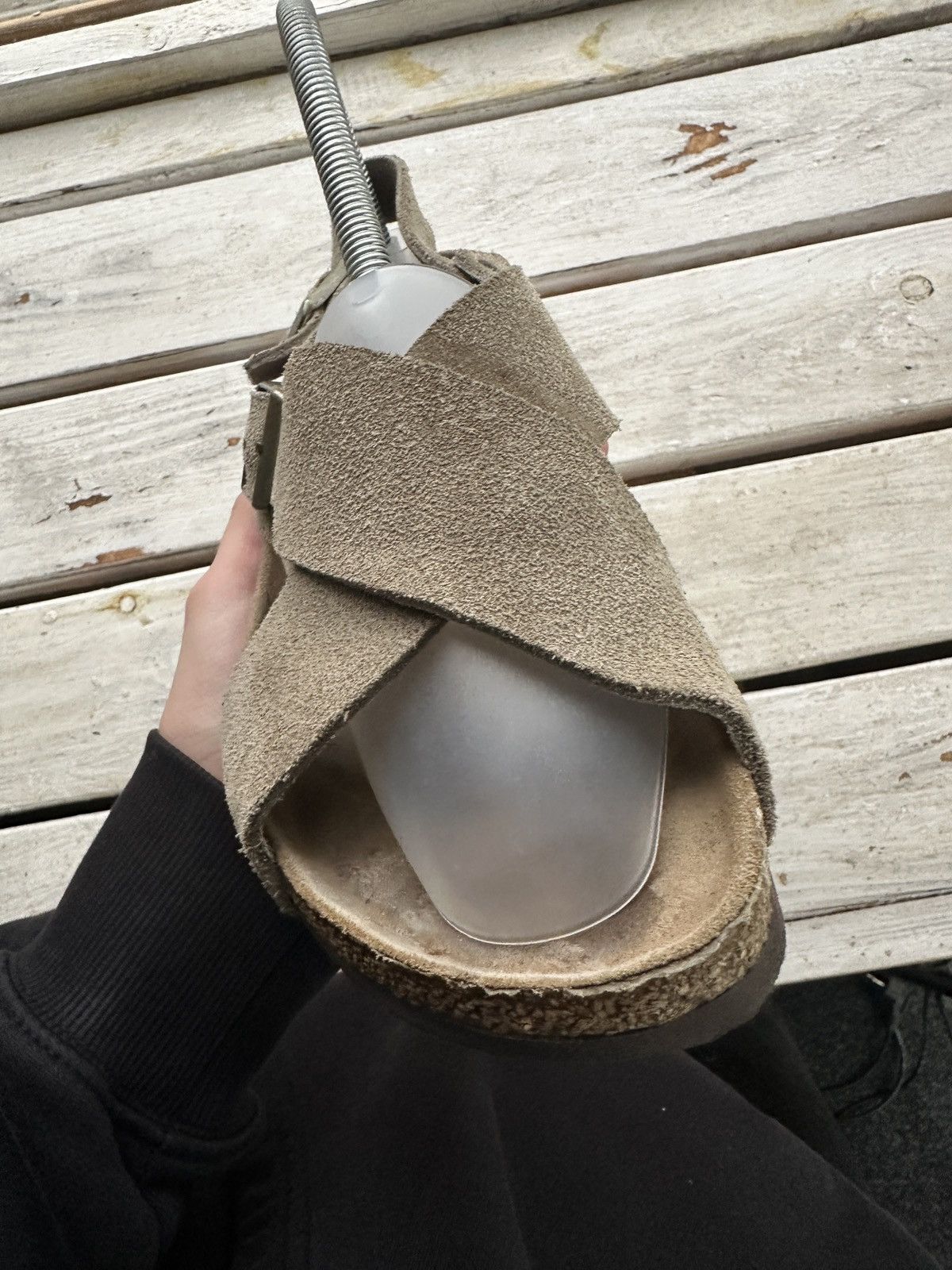 Birkenstock VNTG🚨 BIRKENSTOCK LUXURY Y2K RARE WOMEN SLIDES Size US 10 / IT 40 - 7 Thumbnail