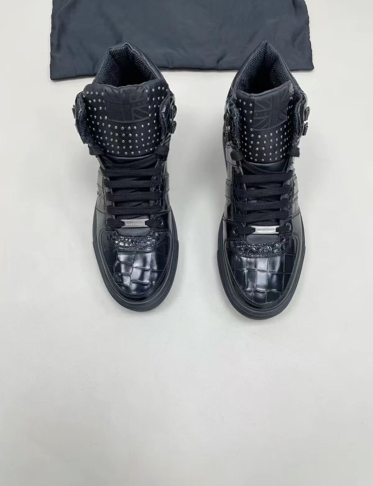 John Richmond Richmond Embossed Mid-Top Casual Shoes J30 Size US 7 / EU 40 - 2 Thumbnail
