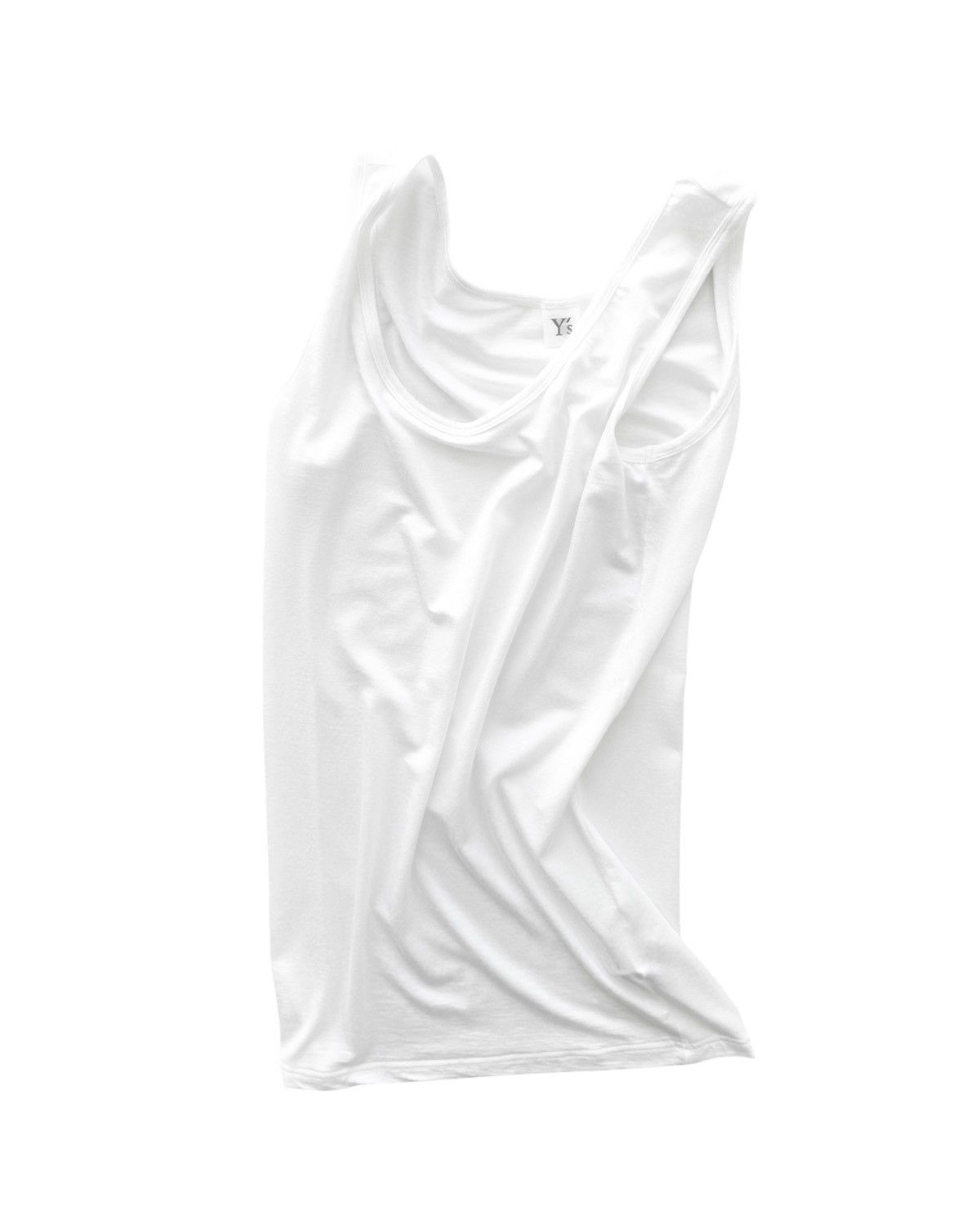 Y's YOHJI YAMAMOTO WHITE TANK-TOP SHIRT Size M / US 6-8 / IT 42-44 - 2 Thumbnail