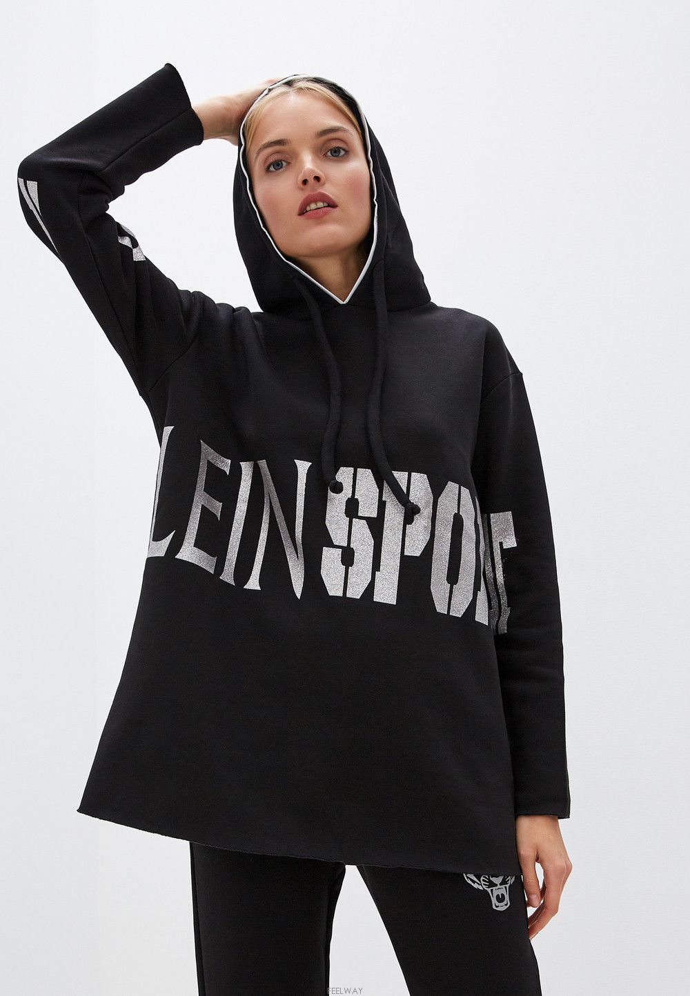 Philipp Plein **PLEIN SPORT by PHILIPP PLEIN Over-size Hoodie (Brand New) Size S / US 4 / IT 40 - 3 Thumbnail