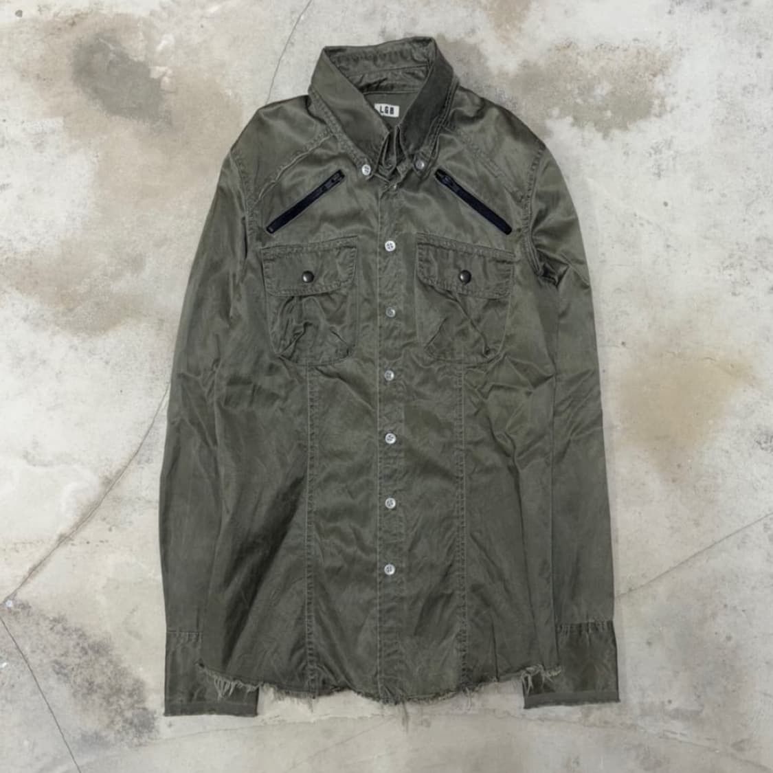 Le Grande Bleu (L.G.B.) [1] L.G.B Distressed Plaid Shirt Size US S / EU 44-46 / 1 - 1 Thumbnail