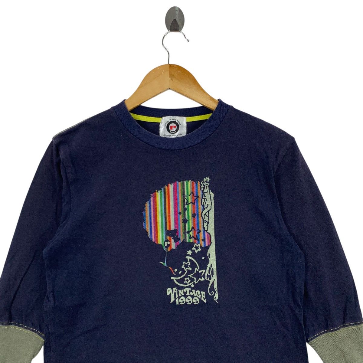 Japanese Brand TIME-R Japanese Brand Respect Yourself Three Quarter Tshirt Size US M / EU 48-50 / 2 - 2 Thumbnail