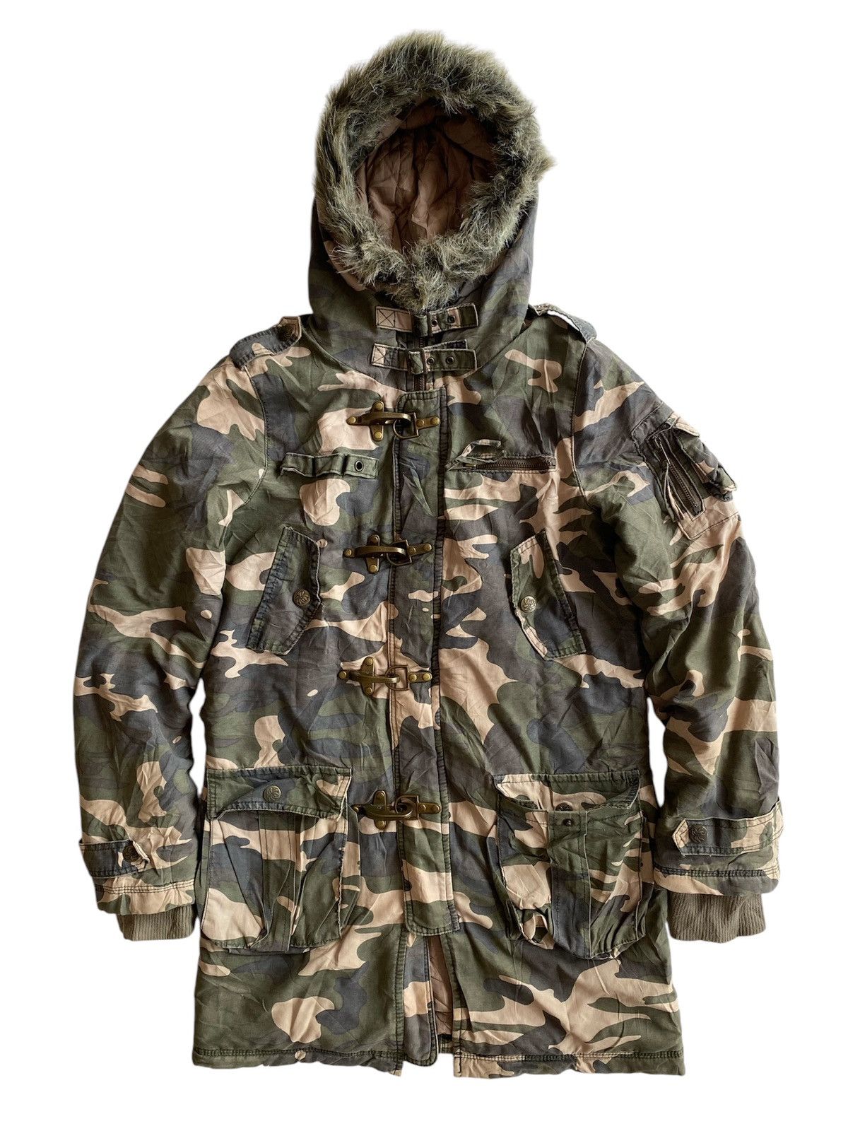 Japanese Brand Upper Freak military parka jackets Size US M / EU 48-50 / 2 - 1 Thumbnail