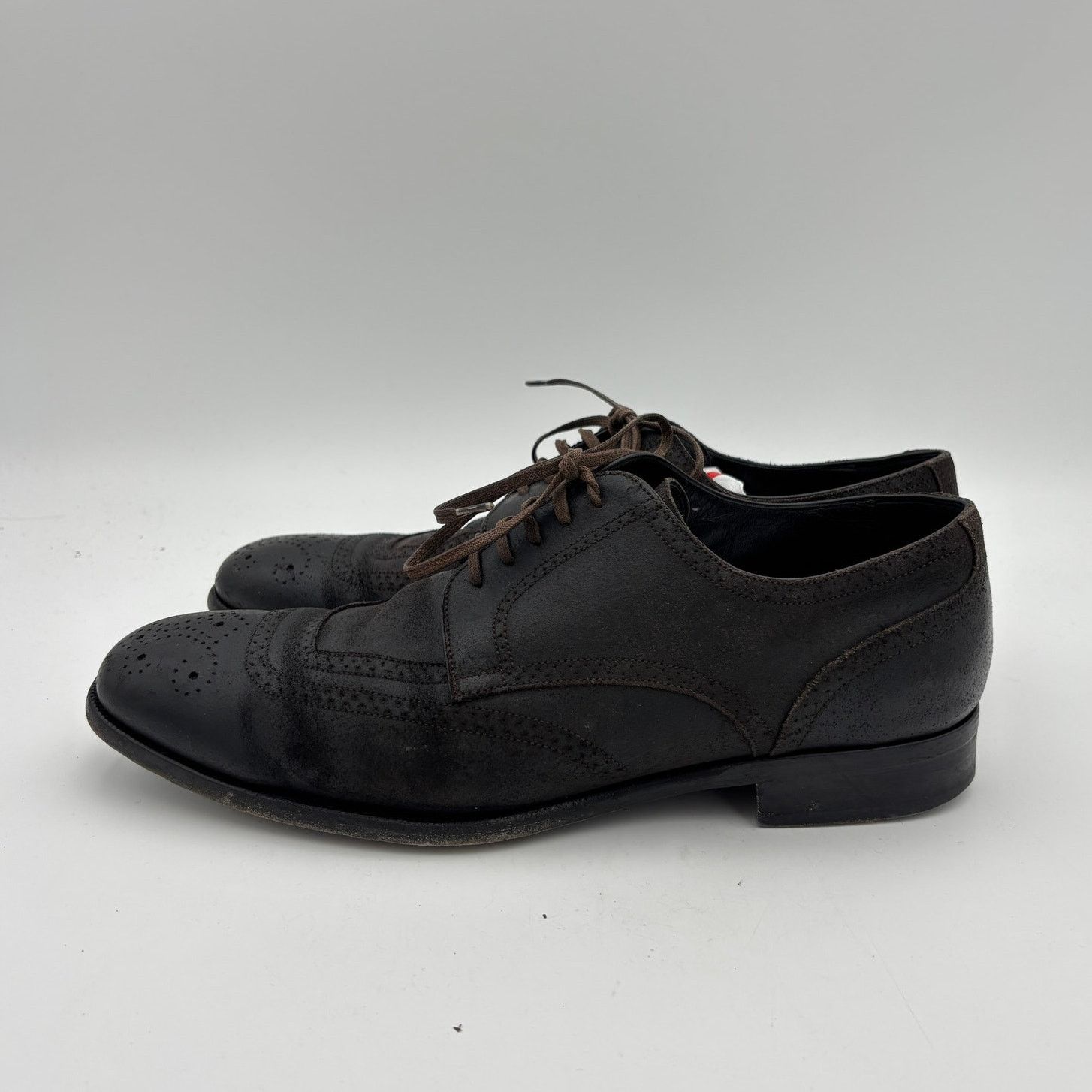 Dolce & Gabbana Dolce & Gabbana Leather Brogue Derby Dress Shoes Men's 9 Size US 9 / EU 42 - 5 Thumbnail