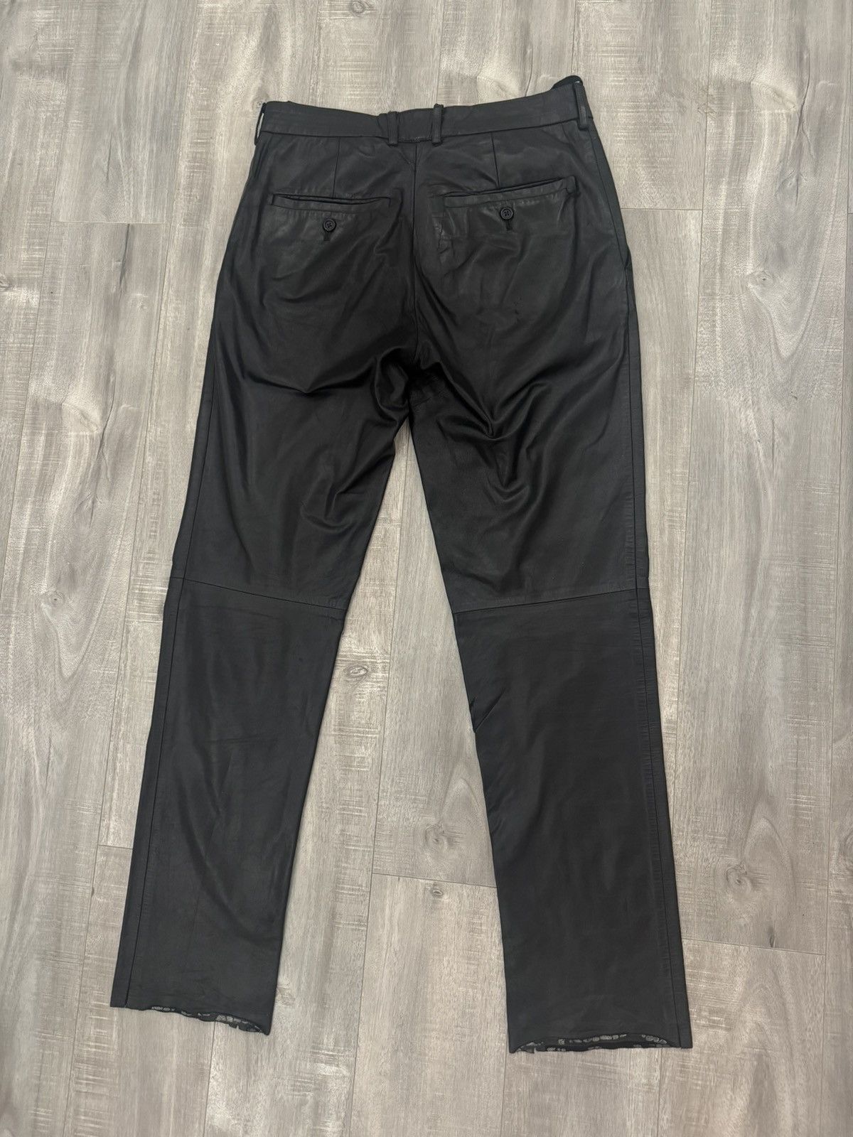 Helmut Lang Helmut Lang Leather Pants - Sample FW2019 Size US 31 - 2 Thumbnail