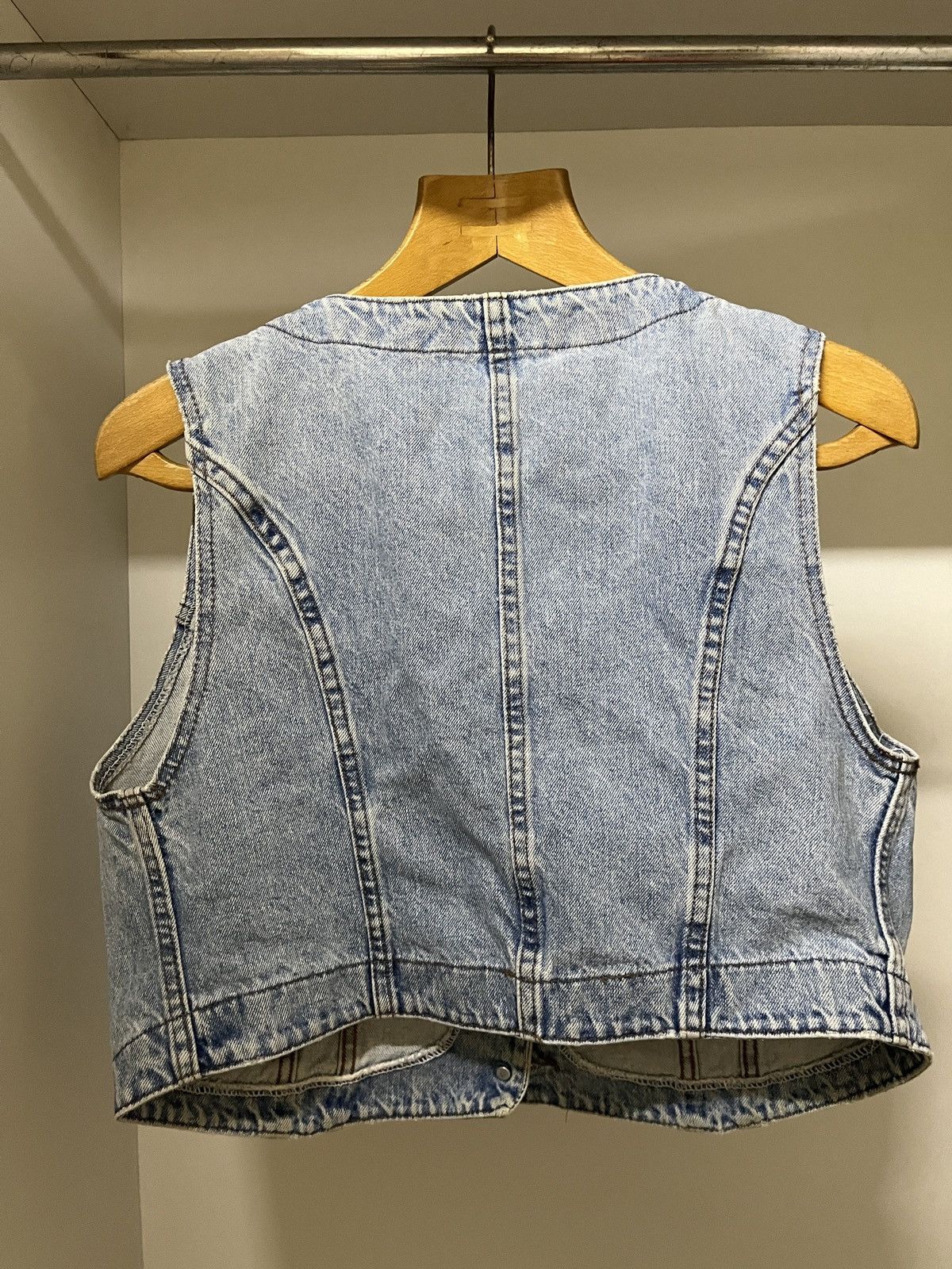 Lee 80s Lee Denim Vest 🇺🇸 Size S / US 4 / IT 40 - 2 Thumbnail
