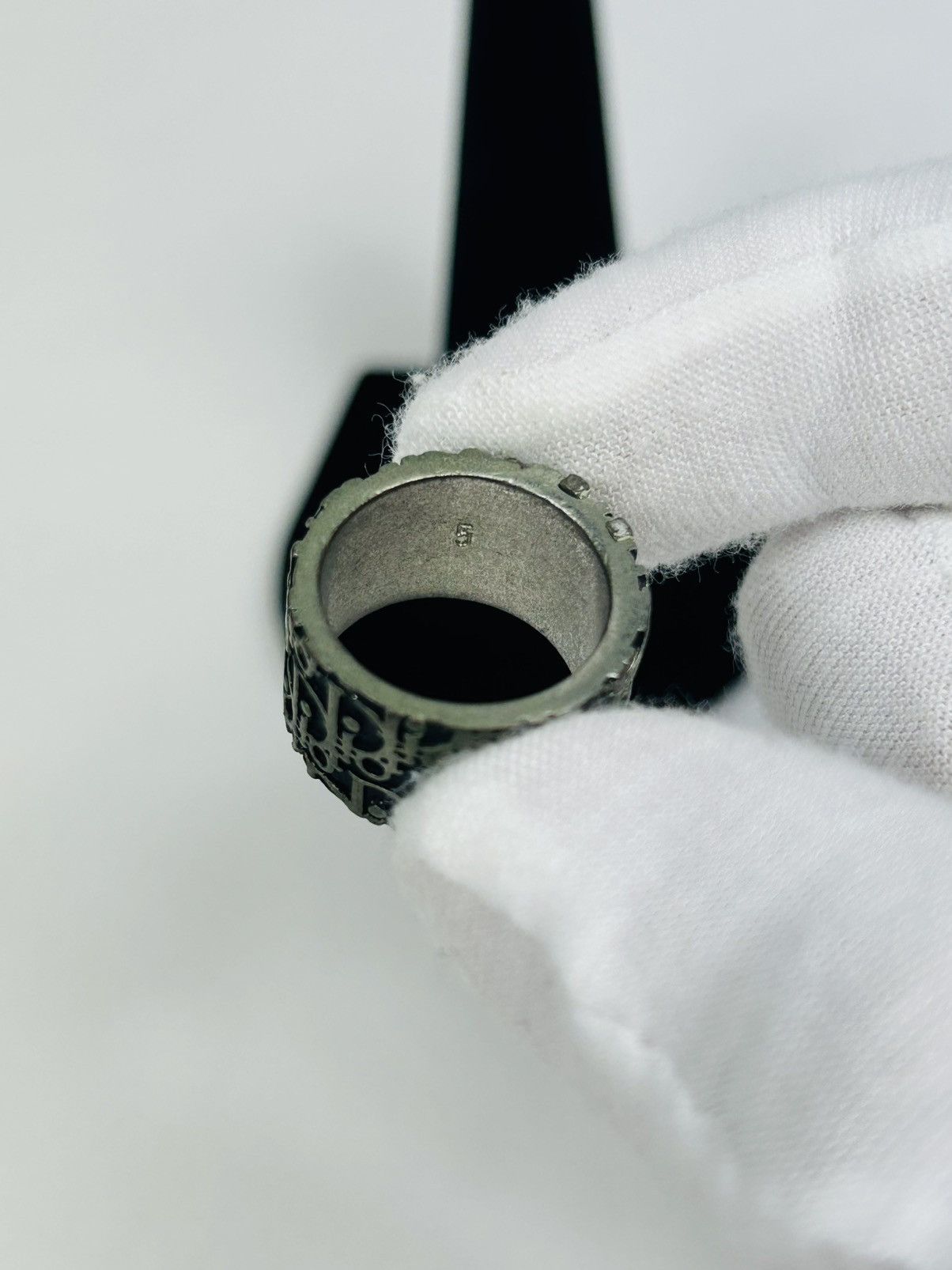 Dior Dior Black Trotter 2 Ring Size 5 Size ONE SIZE - 6 Thumbnail